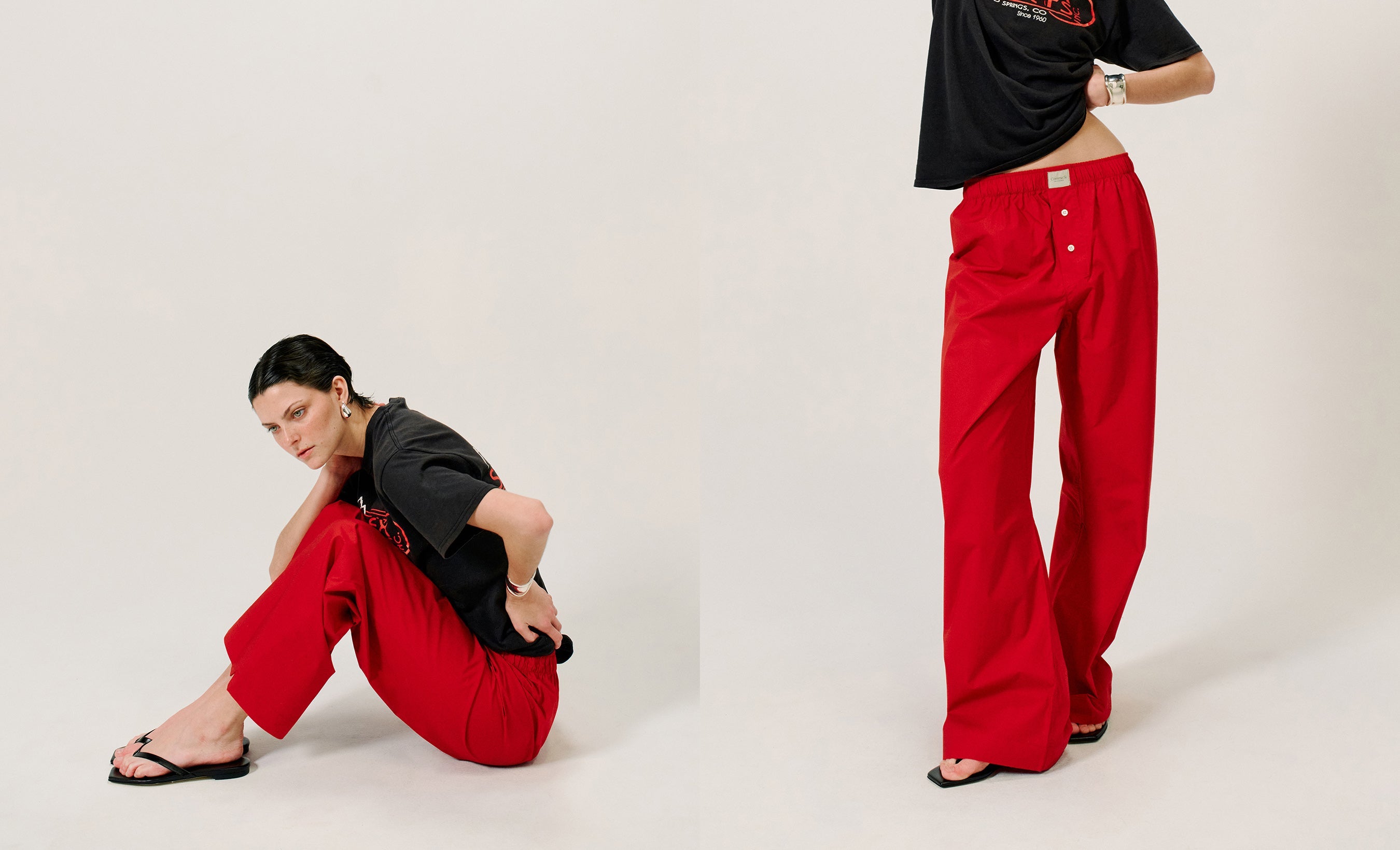 Comme Si La Boxer Alta in Cortado Stripe