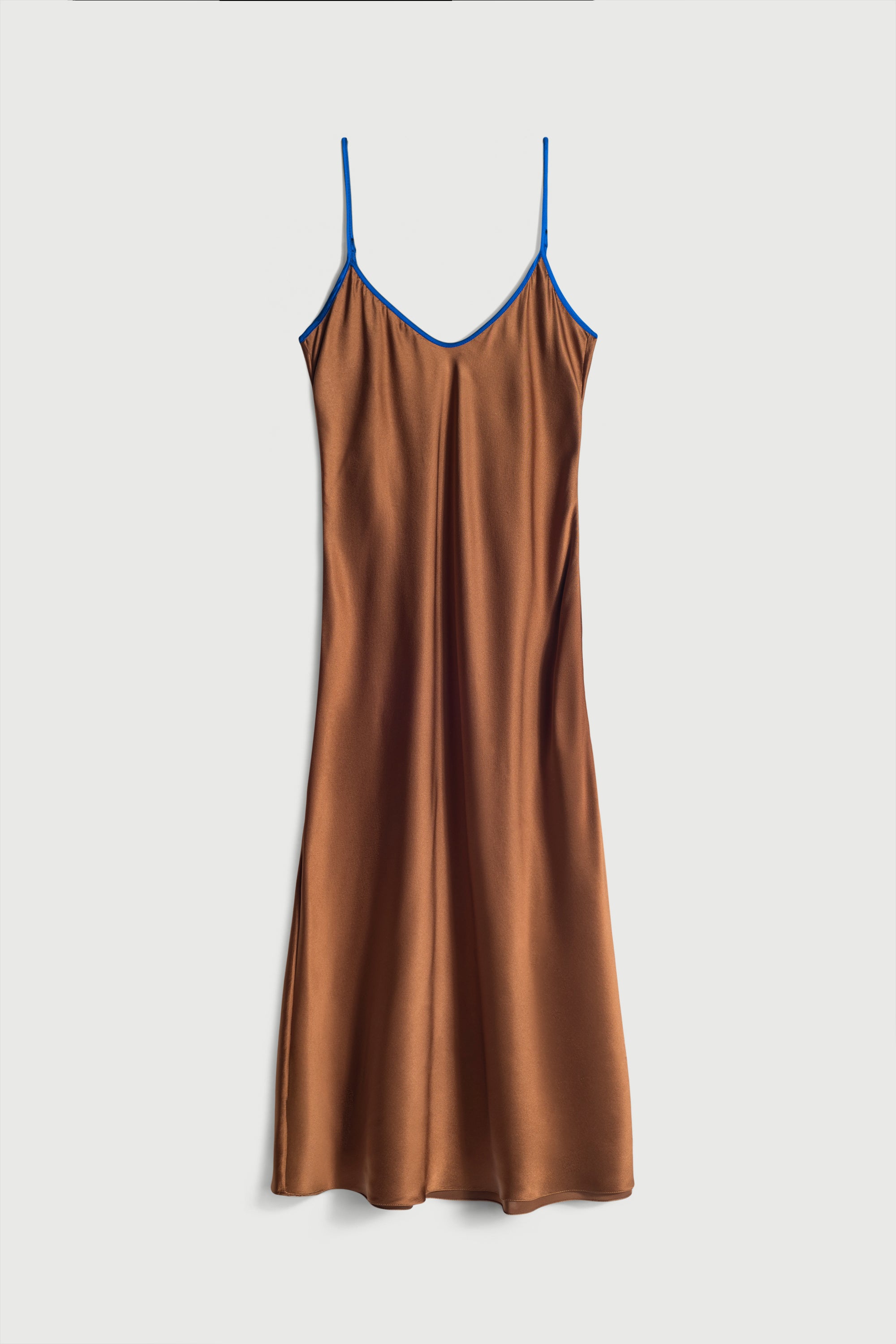 Silk Bias Slip Dress Bronze / M Silk Bias Slip Dress Bronze / M