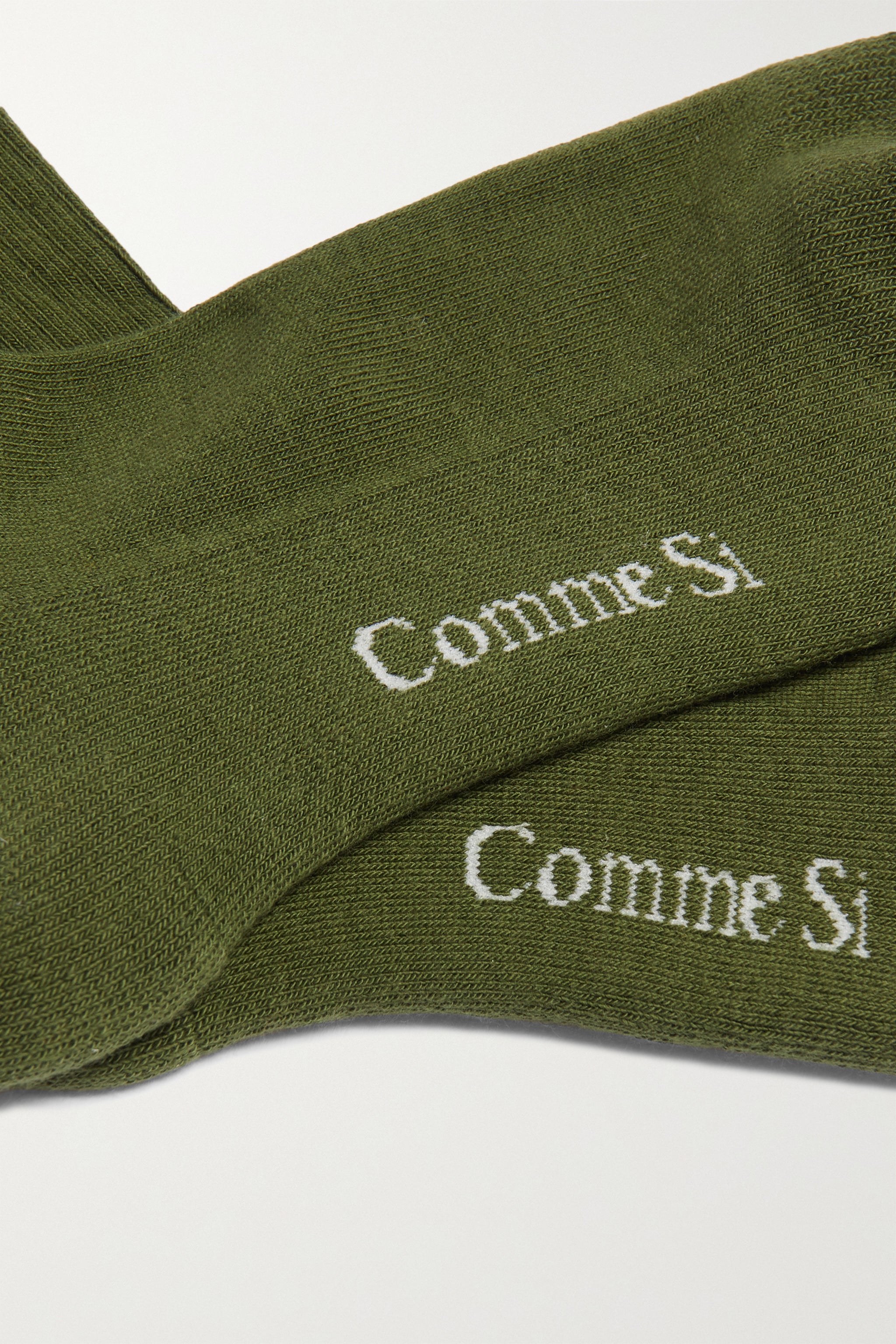 Footbed detail, The Everyday sock, Olive