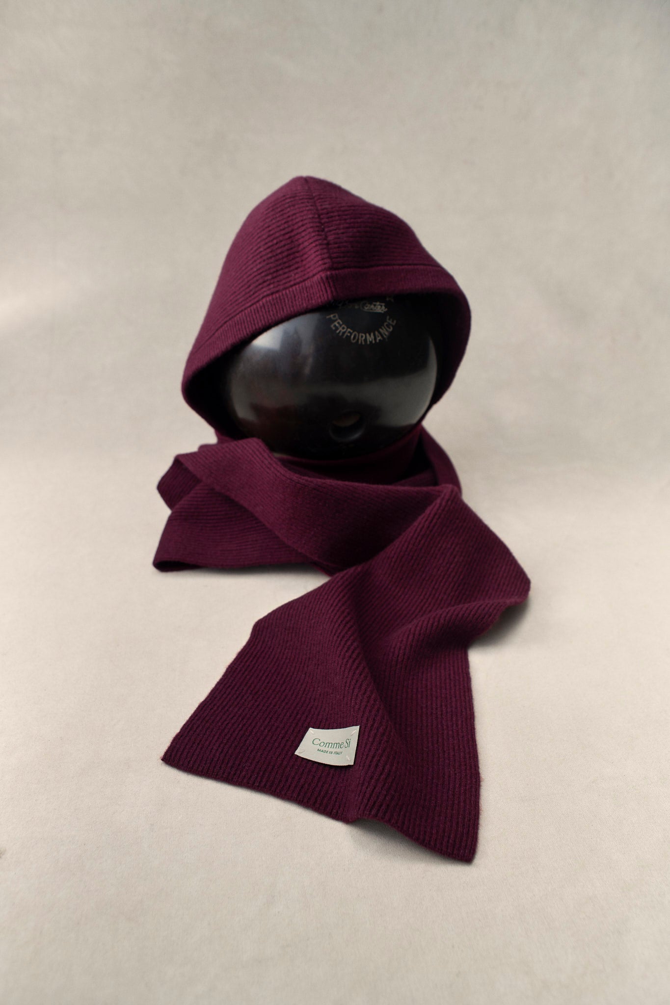 小物 y yo cashmere Hooded stole y YO：Hooded Stole - NAVY - ORANN ONLINE SHOP