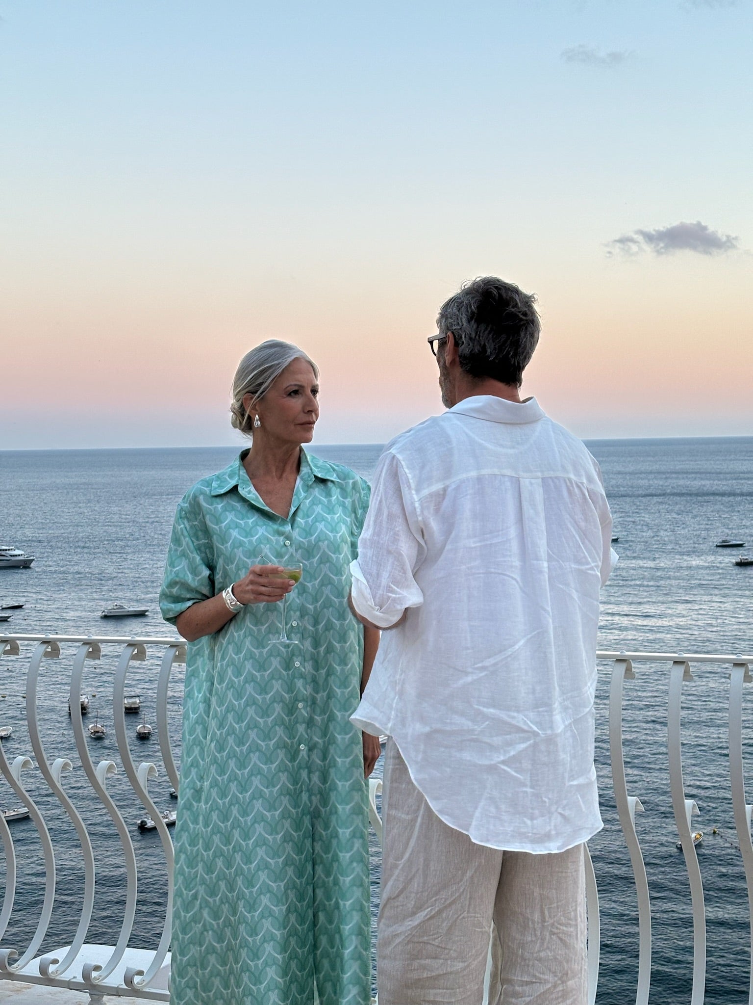Comme Si & Le Sirenuse, Shirtdress, Silk Twill