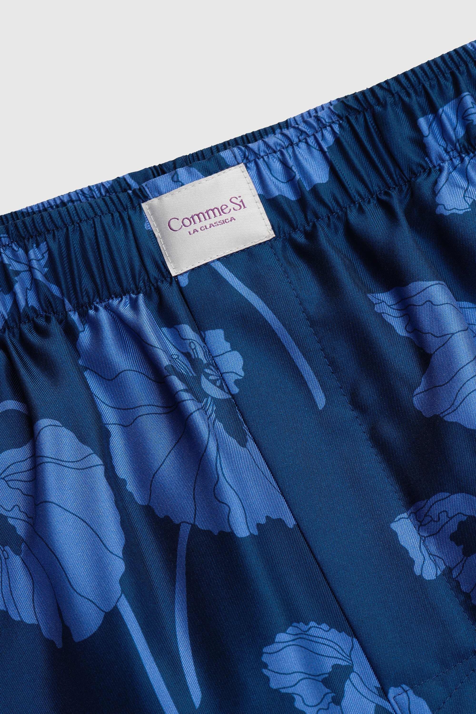 La Boxer Bermuda, made with Liberty fabric