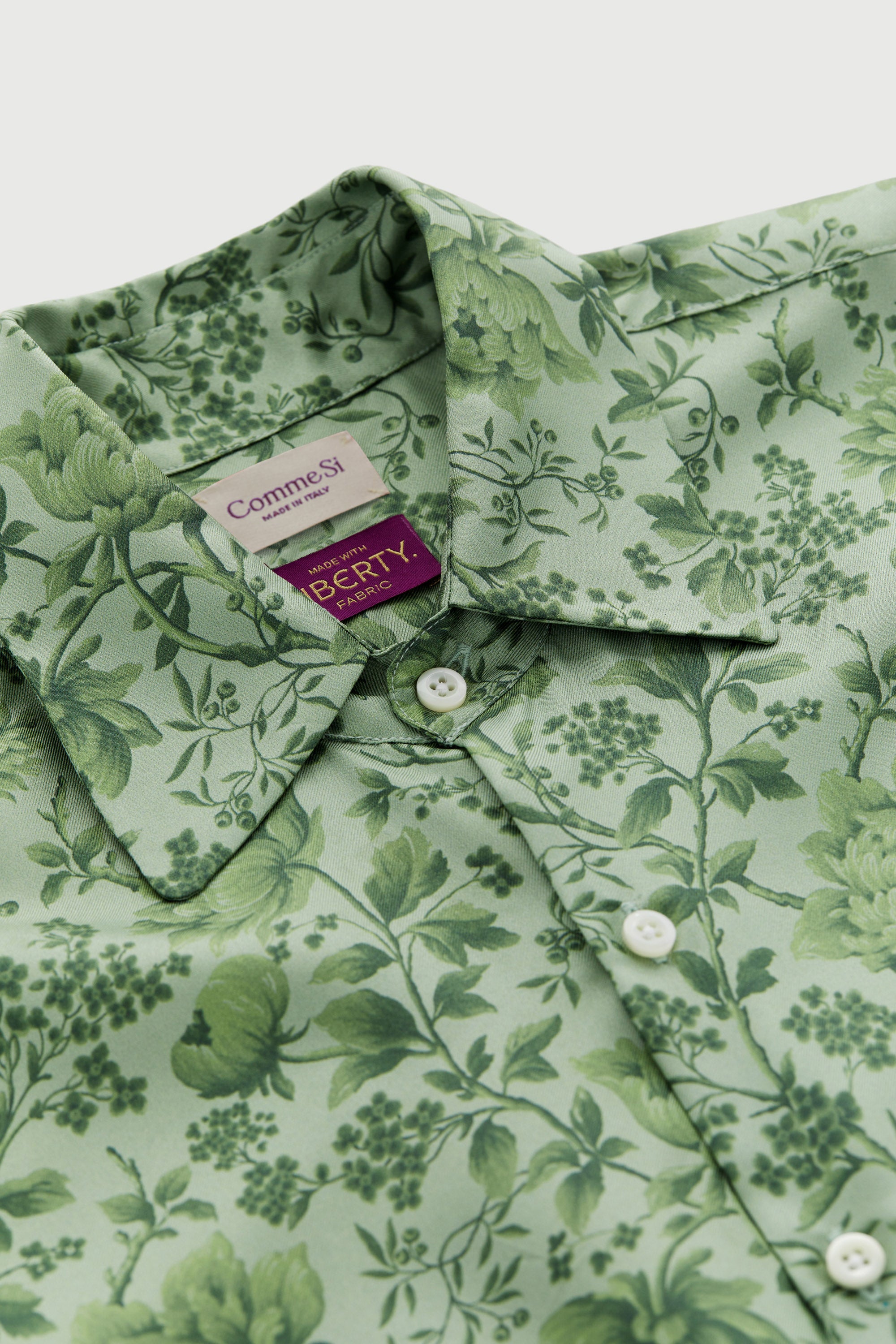 La Shirt Classica, made with Liberty fabric