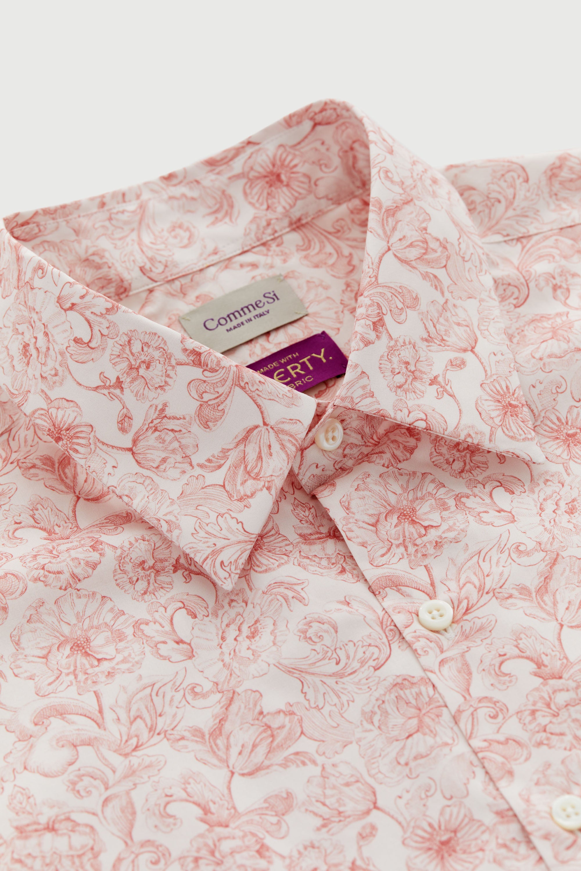 La Shirt Classica, made with Liberty fabric