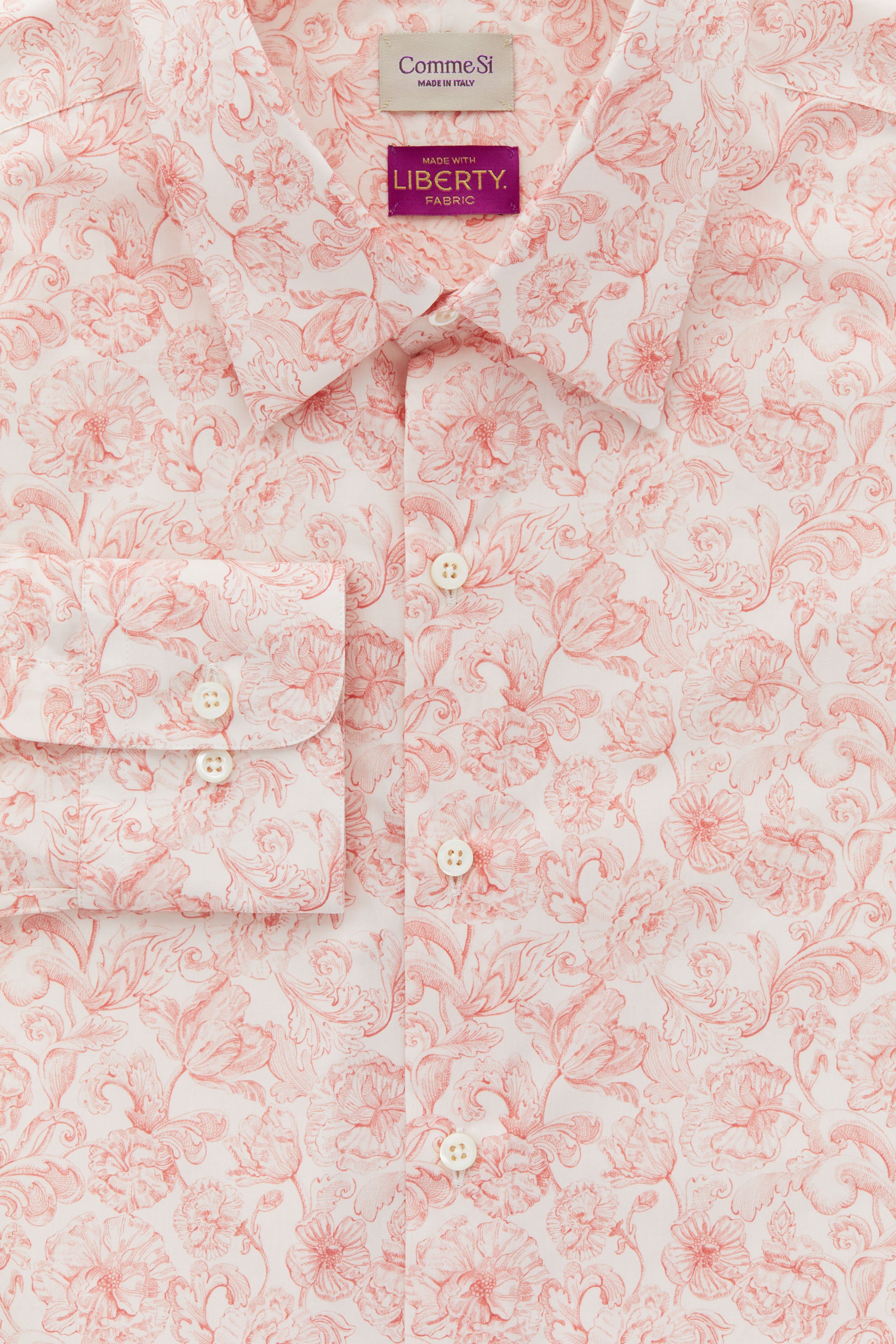 La Shirt Classica, made with Liberty fabric