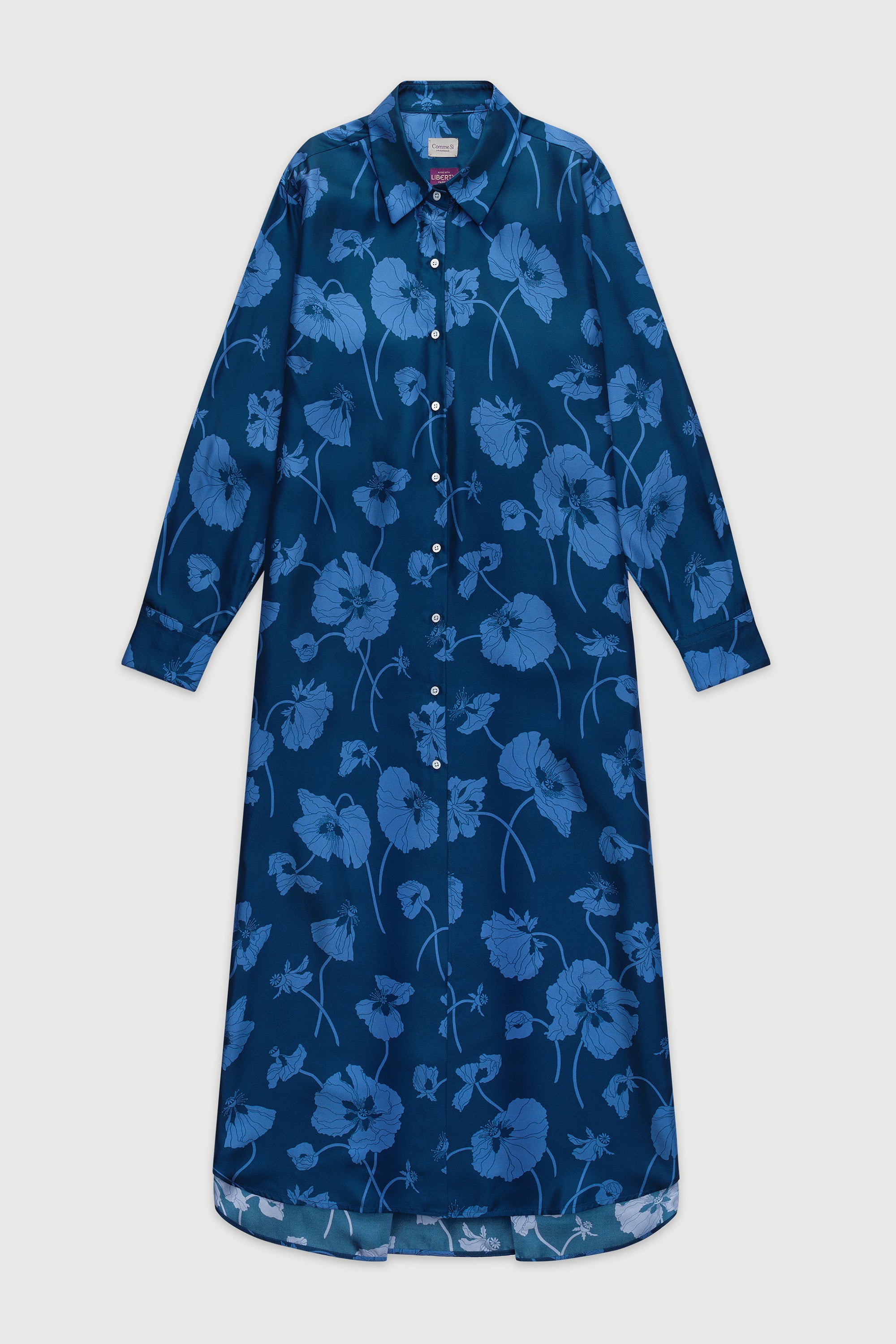 Shirtdress, made with Liberty Fabric
