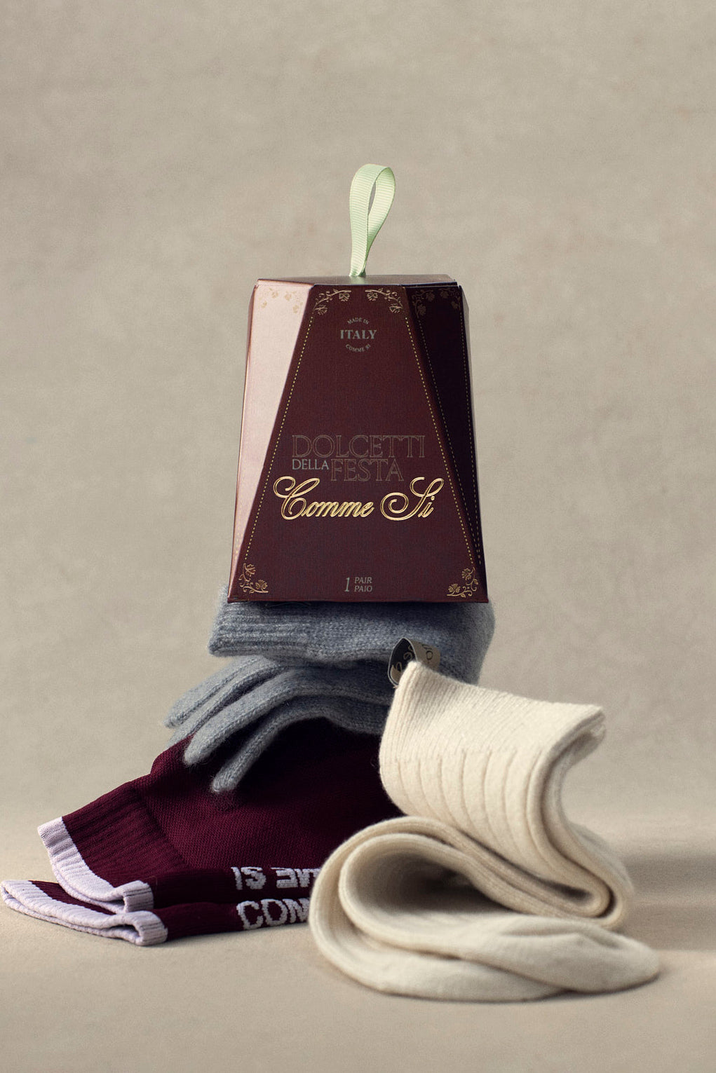 The Pandoro Giftbox, Cashmere Sock