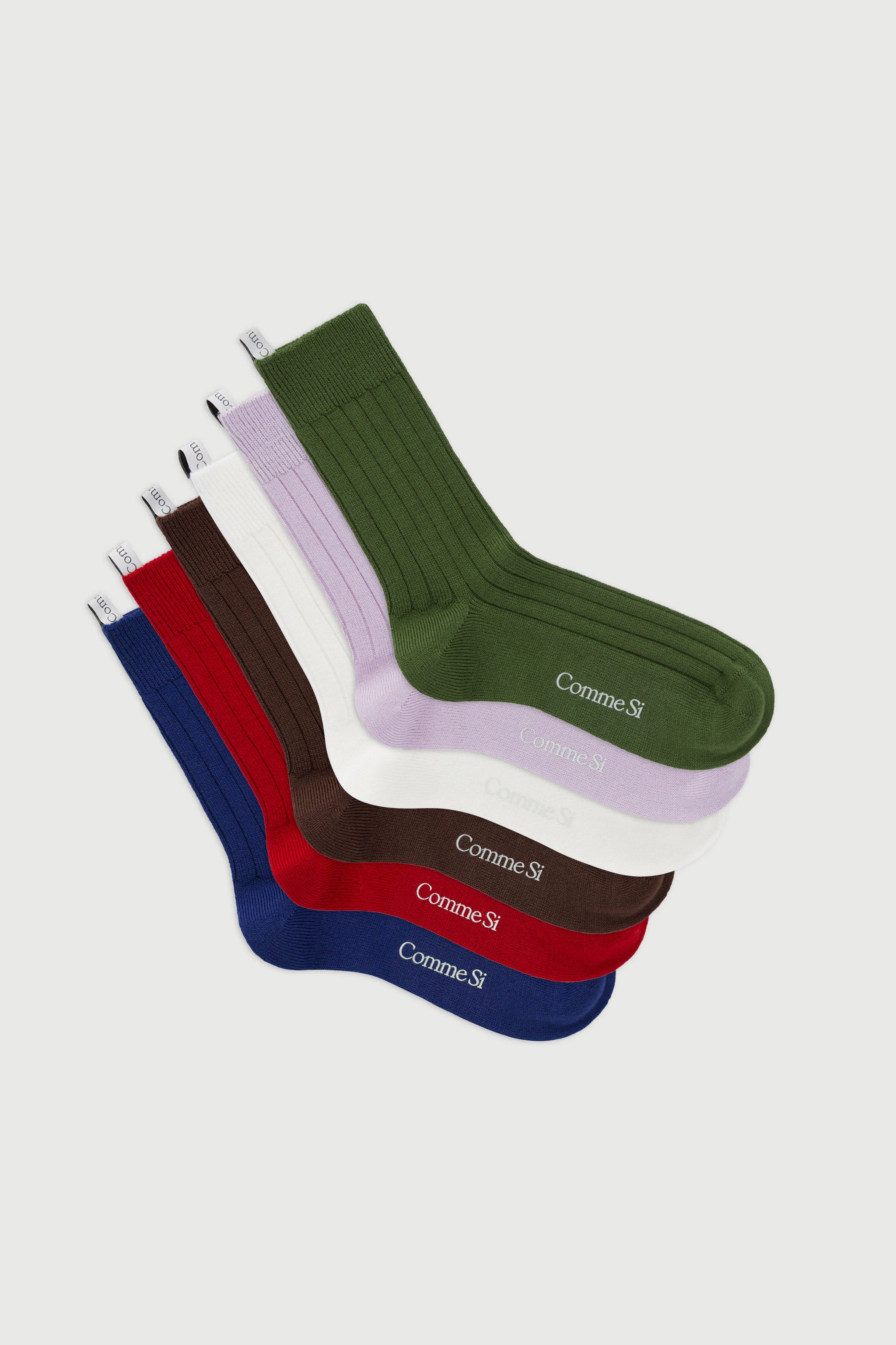 Comme Si x USM The Merino Wide Rib Sock Set