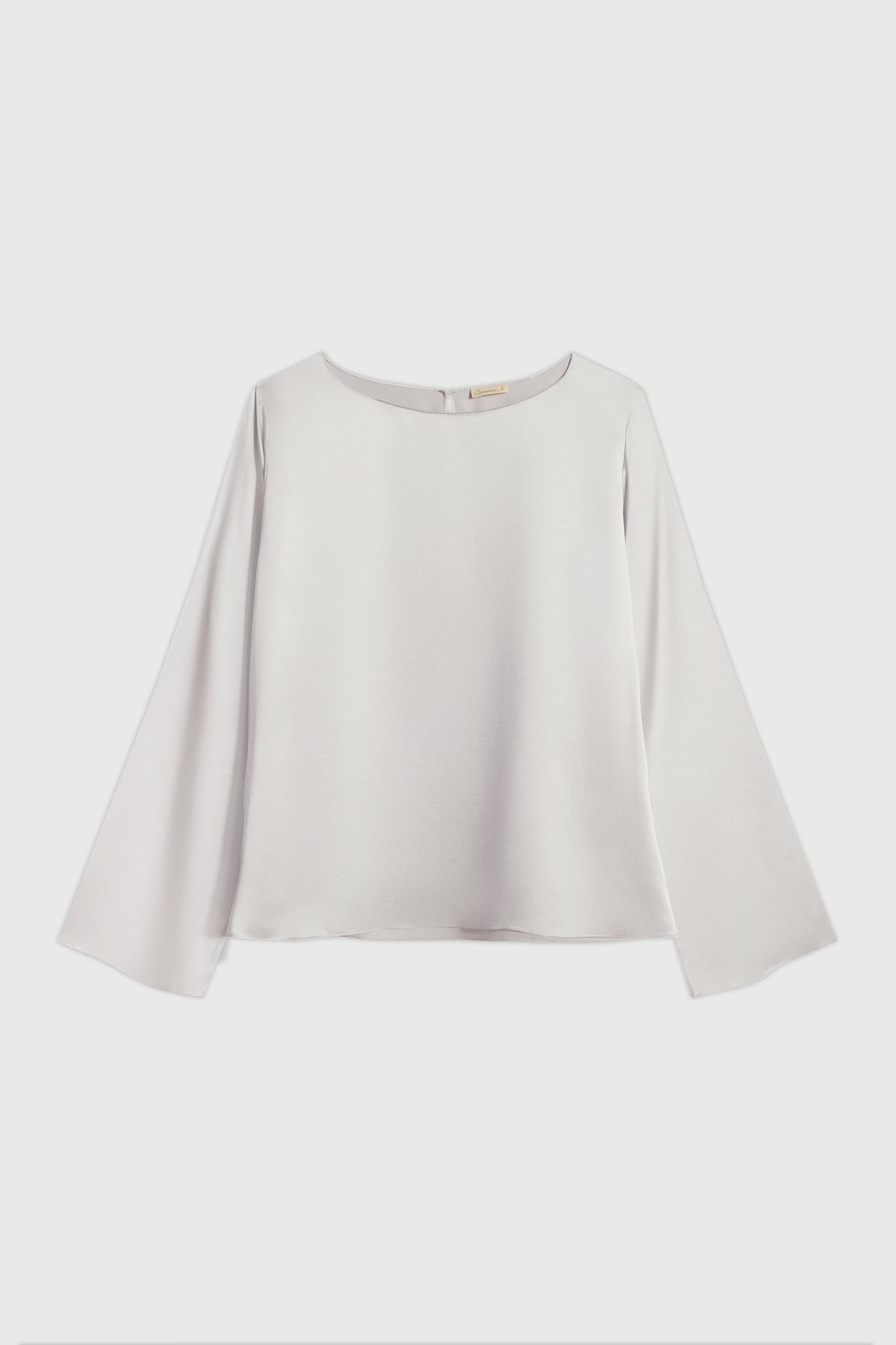 Bell Sleeve Top, Silk Charmeuse