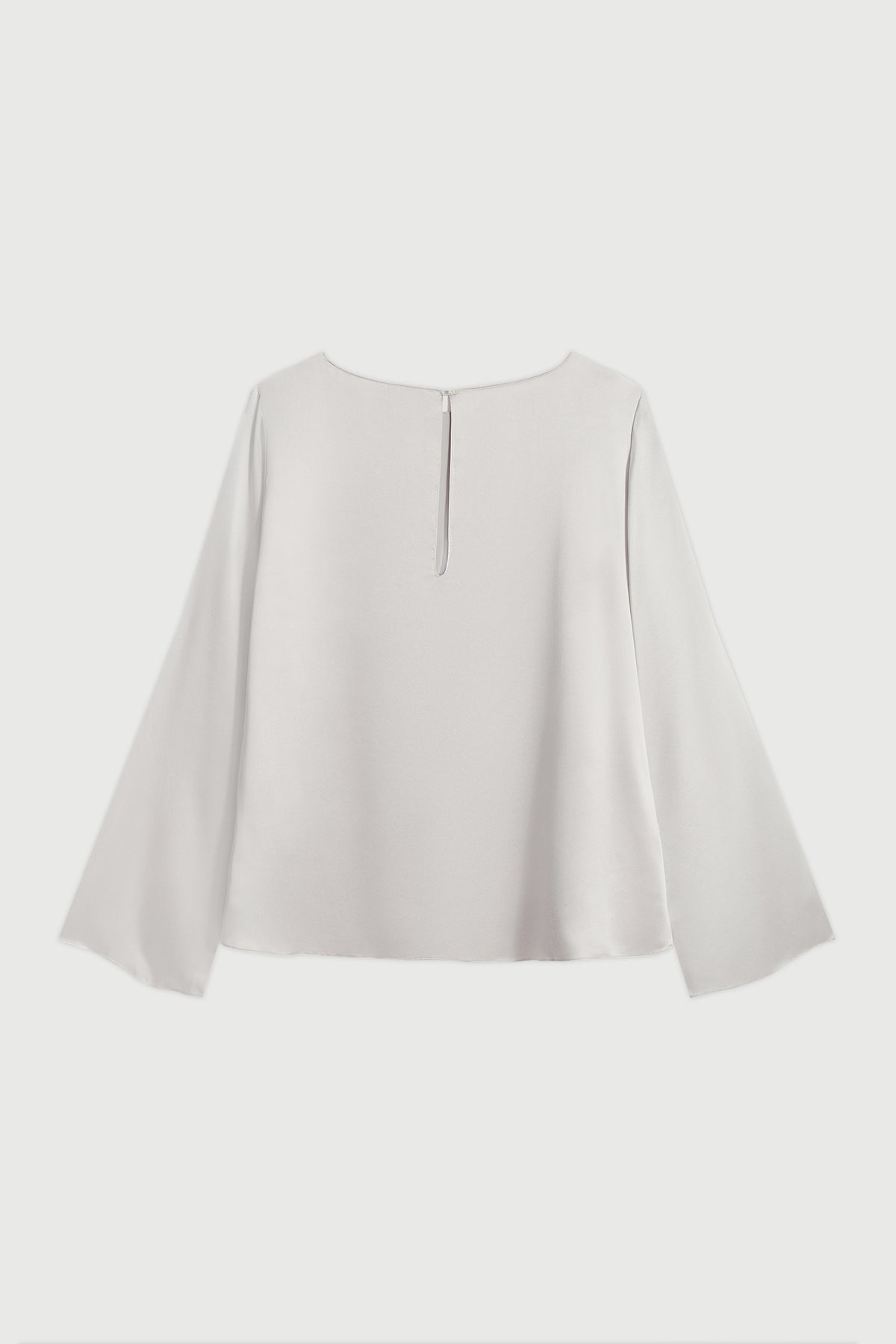 Bell Sleeve Top, Silk Charmeuse
