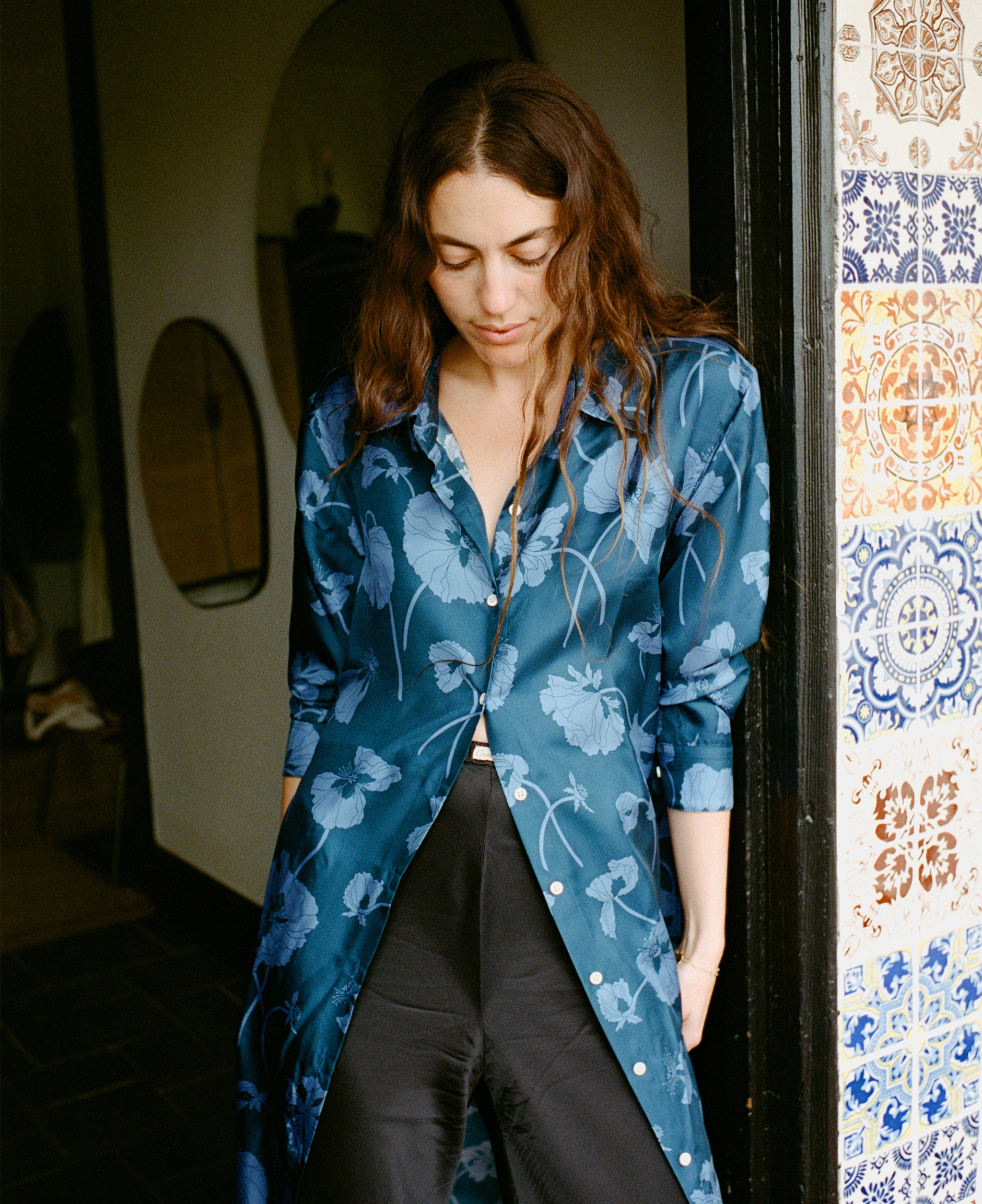 Shirtdress, made with Liberty Fabric