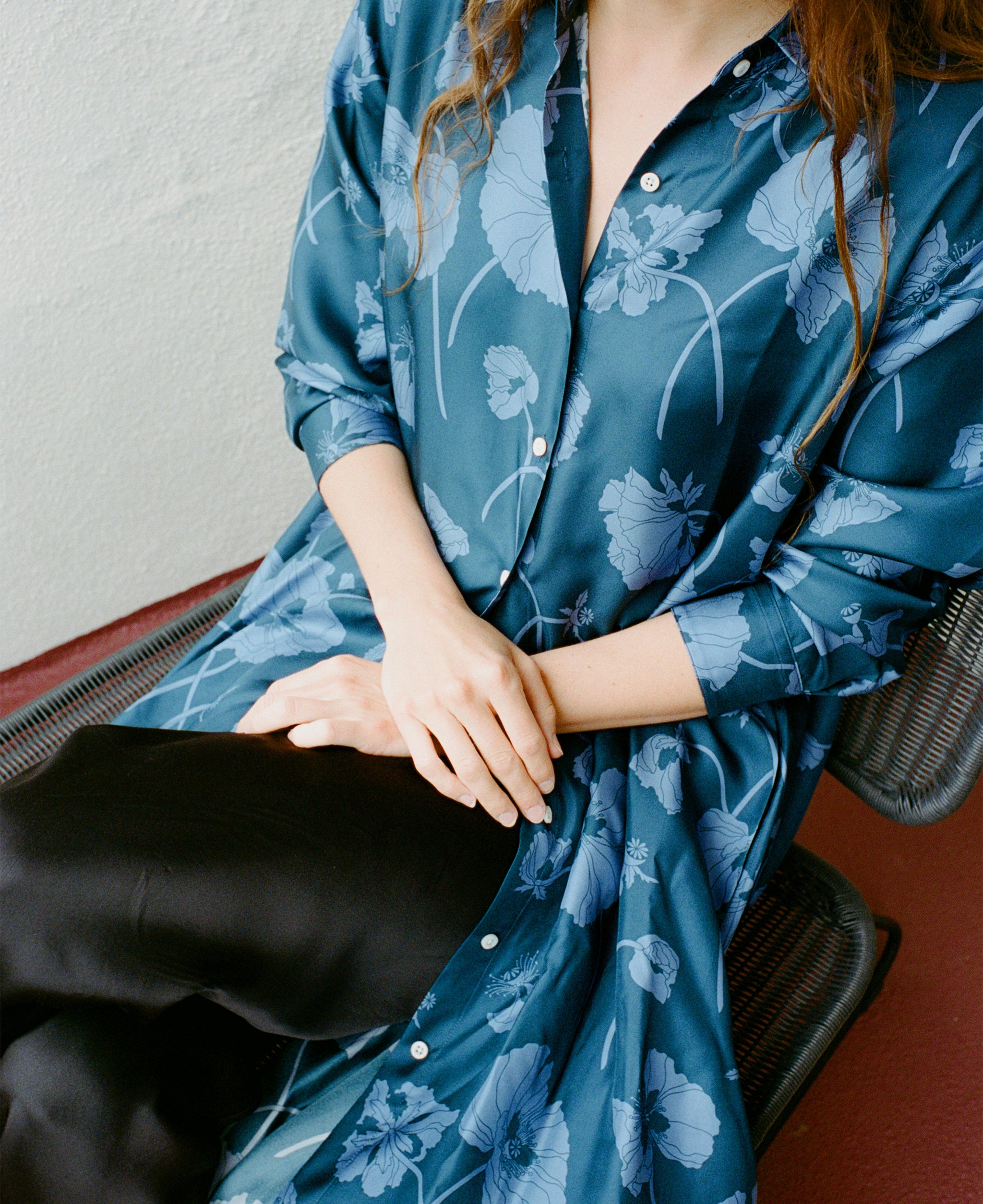 Shirtdress, made with Liberty Fabric