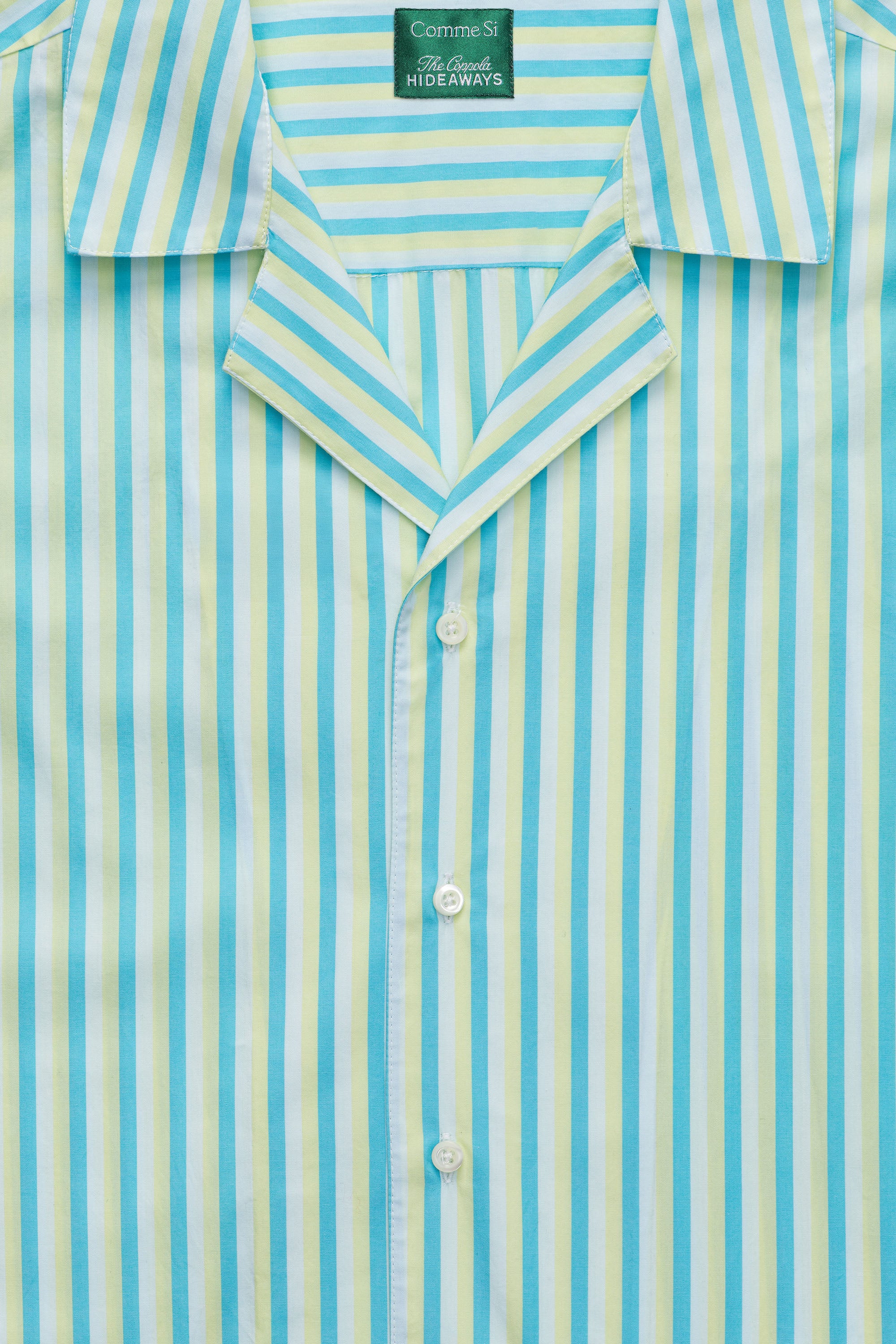 The Notched Collar Long Sleeve, Coppola Stripes