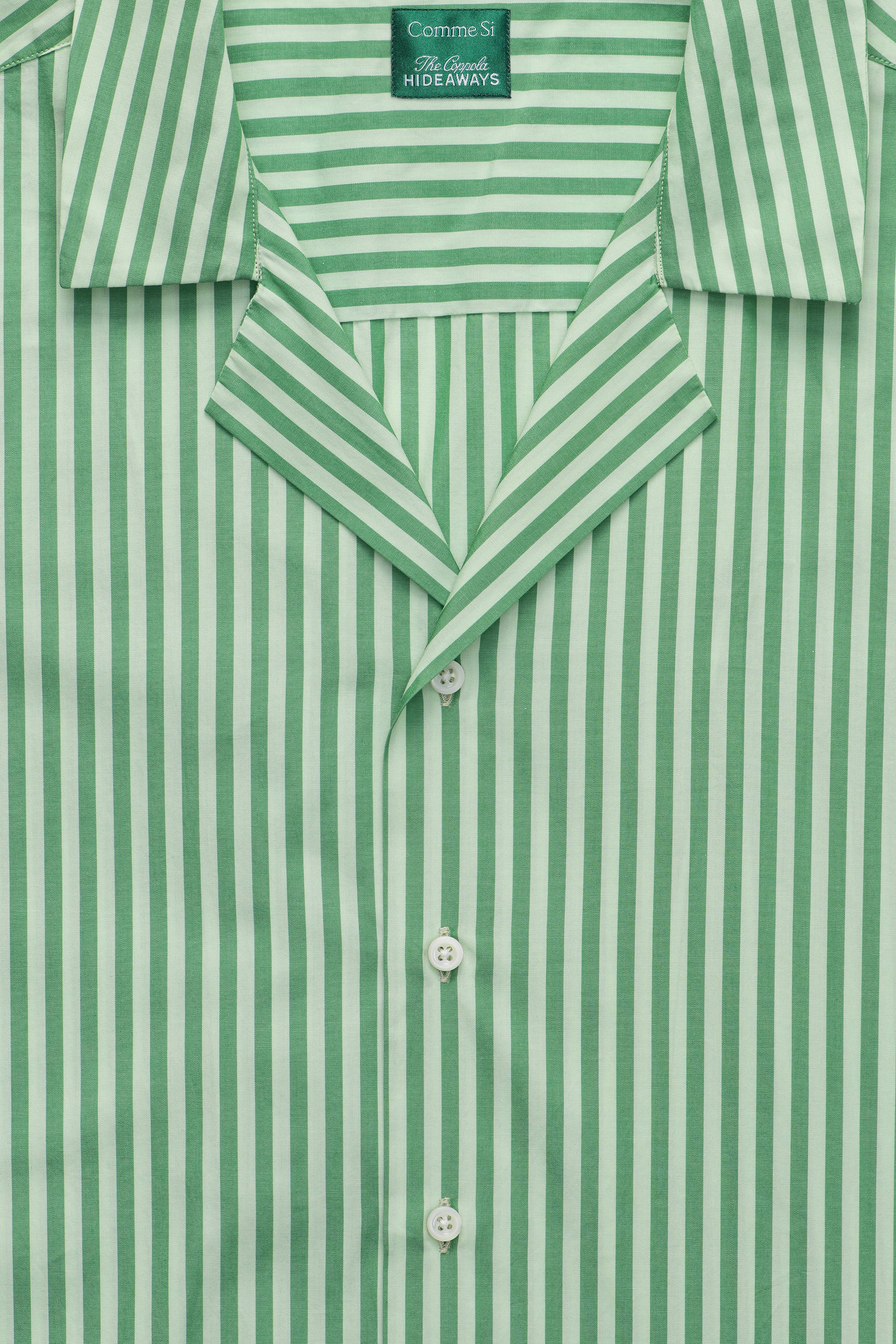 The Notched Collar Long Sleeve, Coppola Stripes – Comme Si