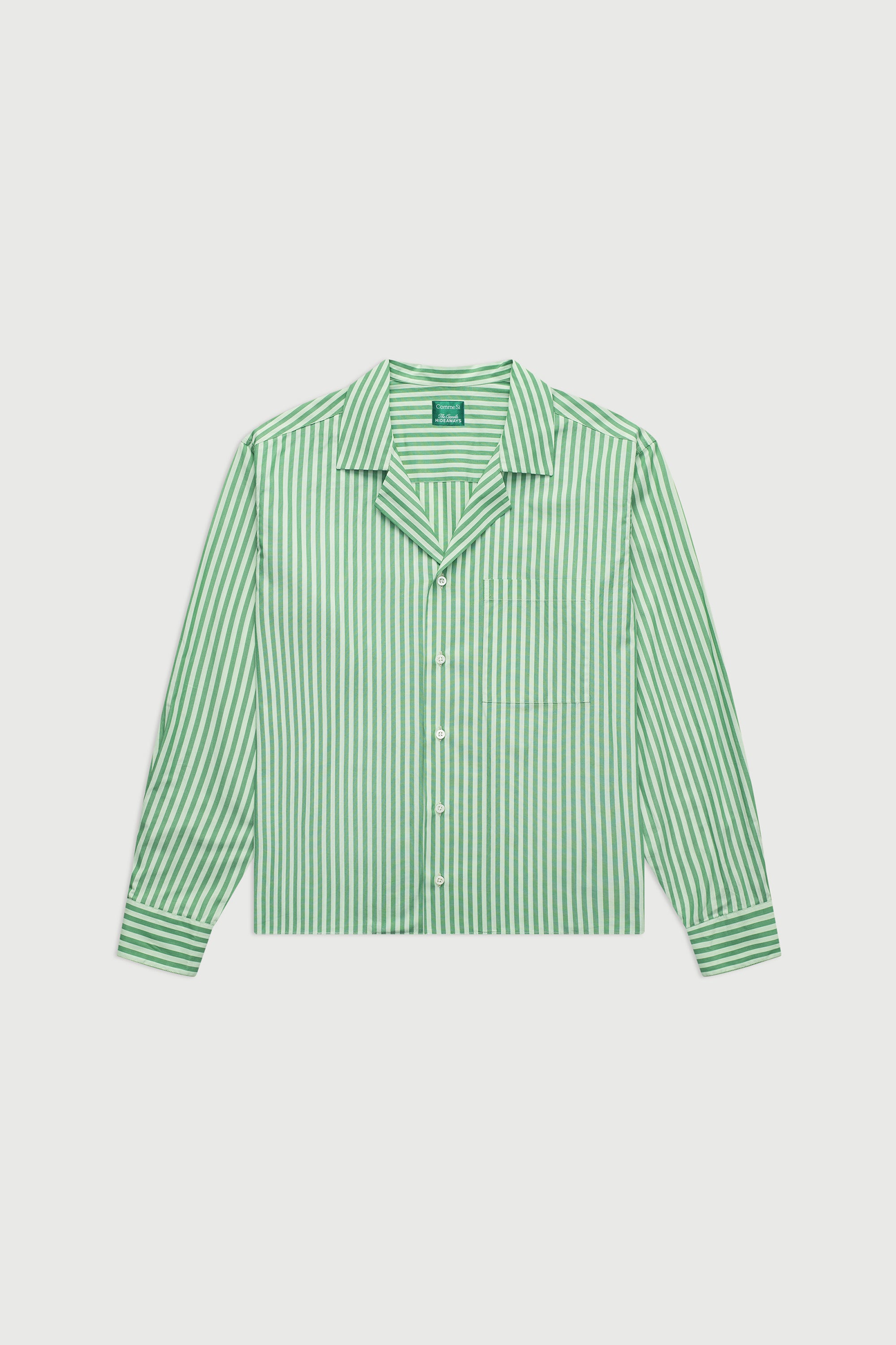 The Notched Collar Long Sleeve, Coppola Stripes – Comme Si