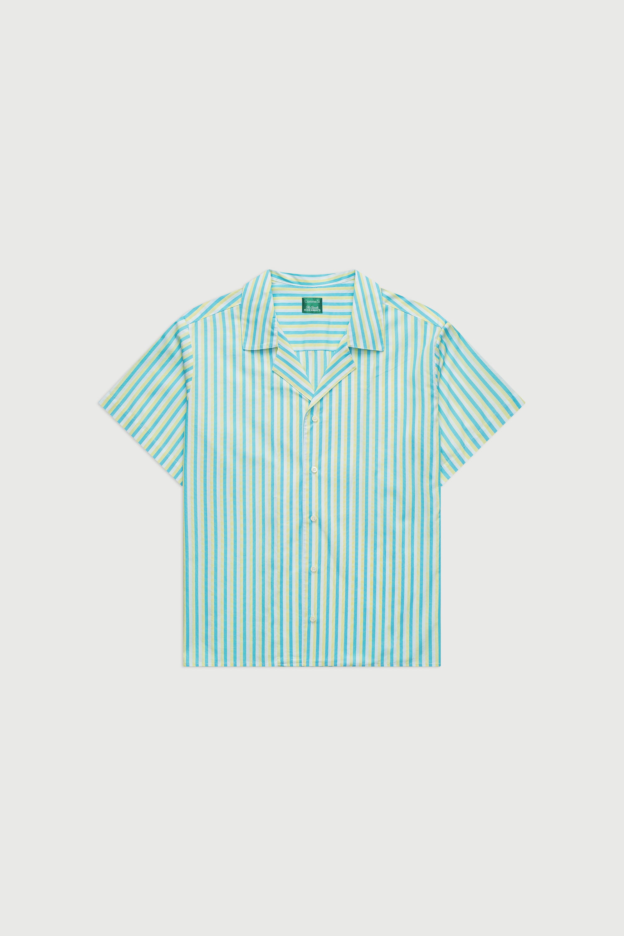 The Notched Collar Short Sleeve, Coppola Stripes – Comme Si