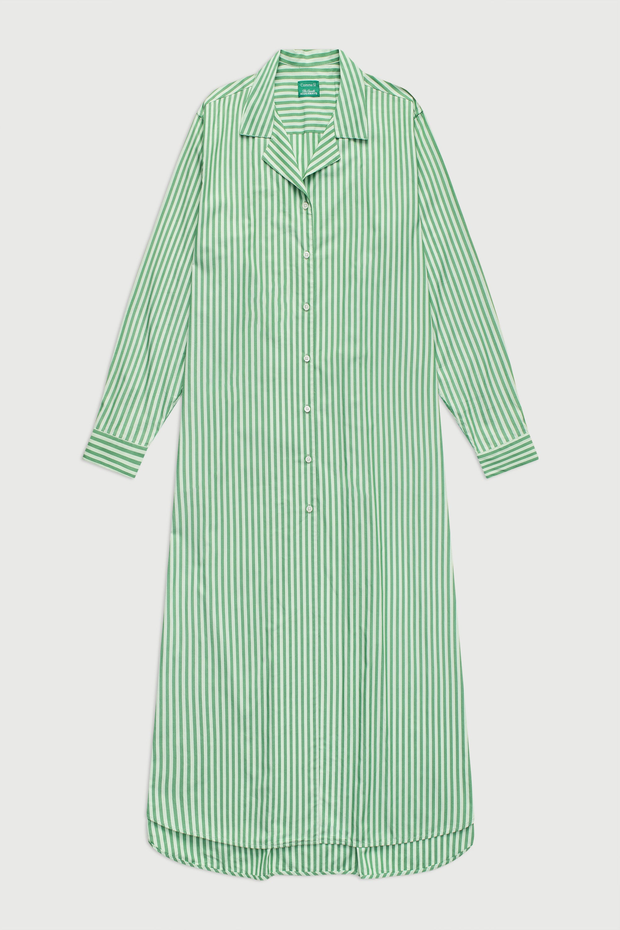 The Notched Collar Shirtdress, Coppola Stripes