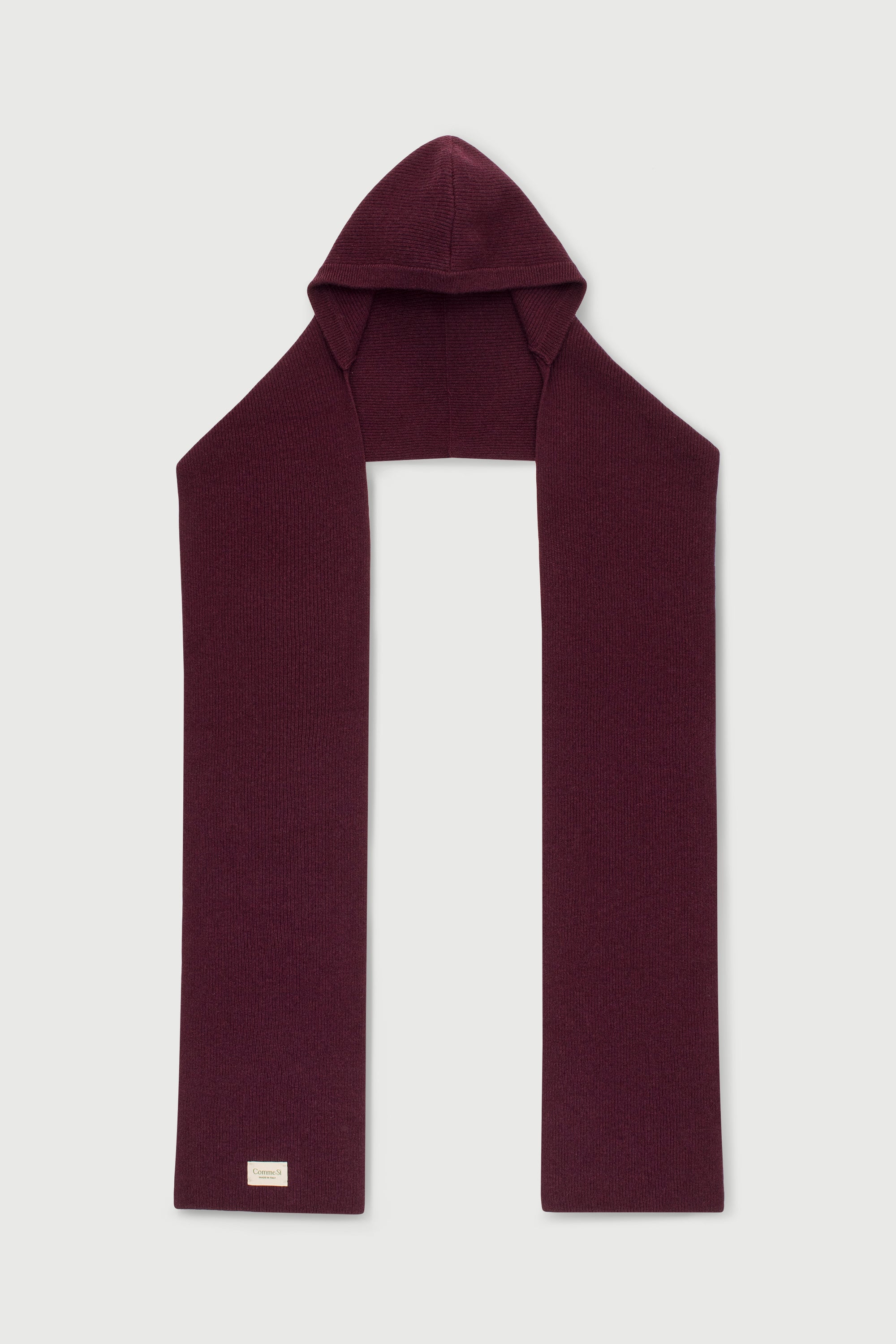 小物 y yo cashmere Hooded stole The Cashmere Hooded Scarf – Comme Si