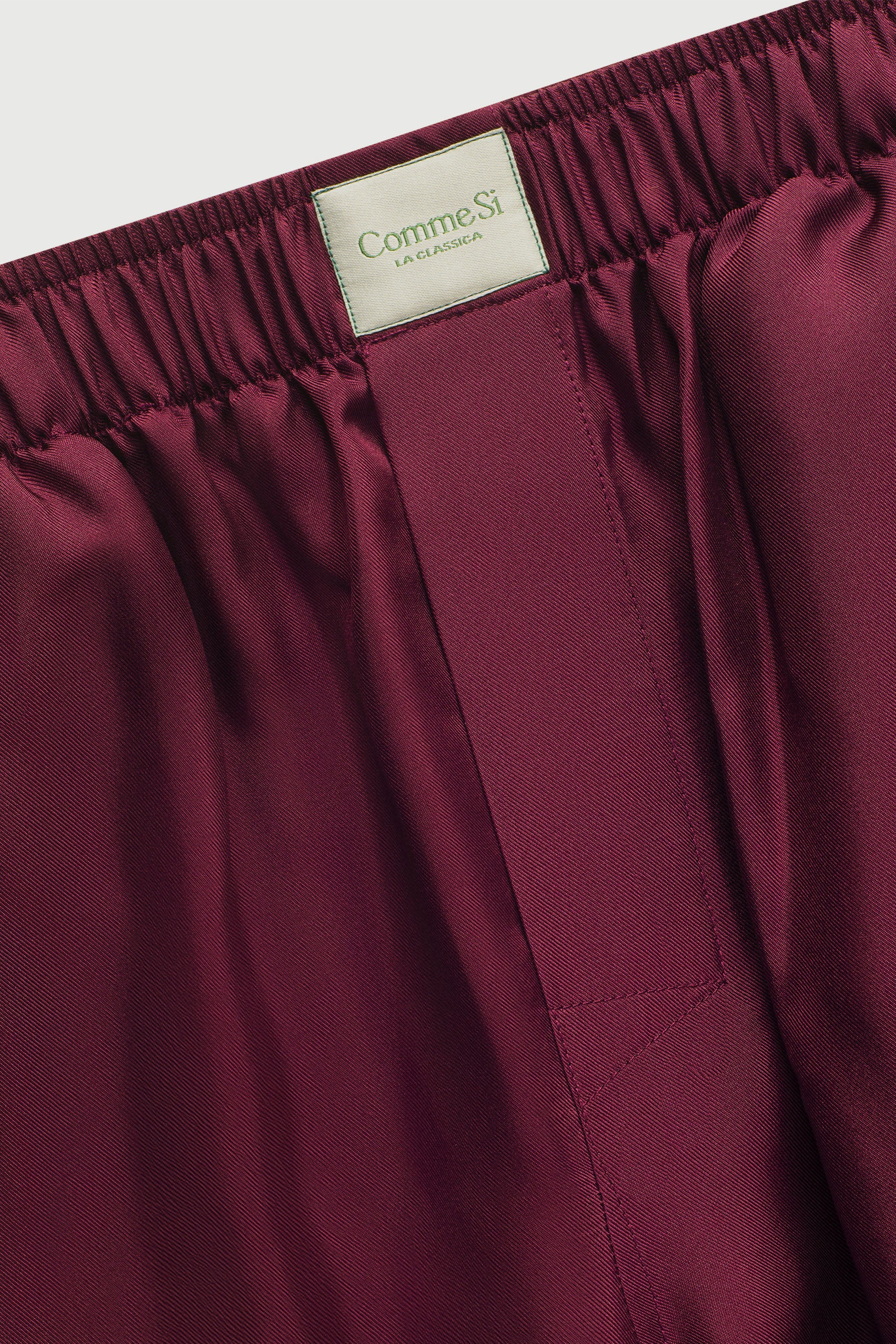 The Piped Silk Twill Set