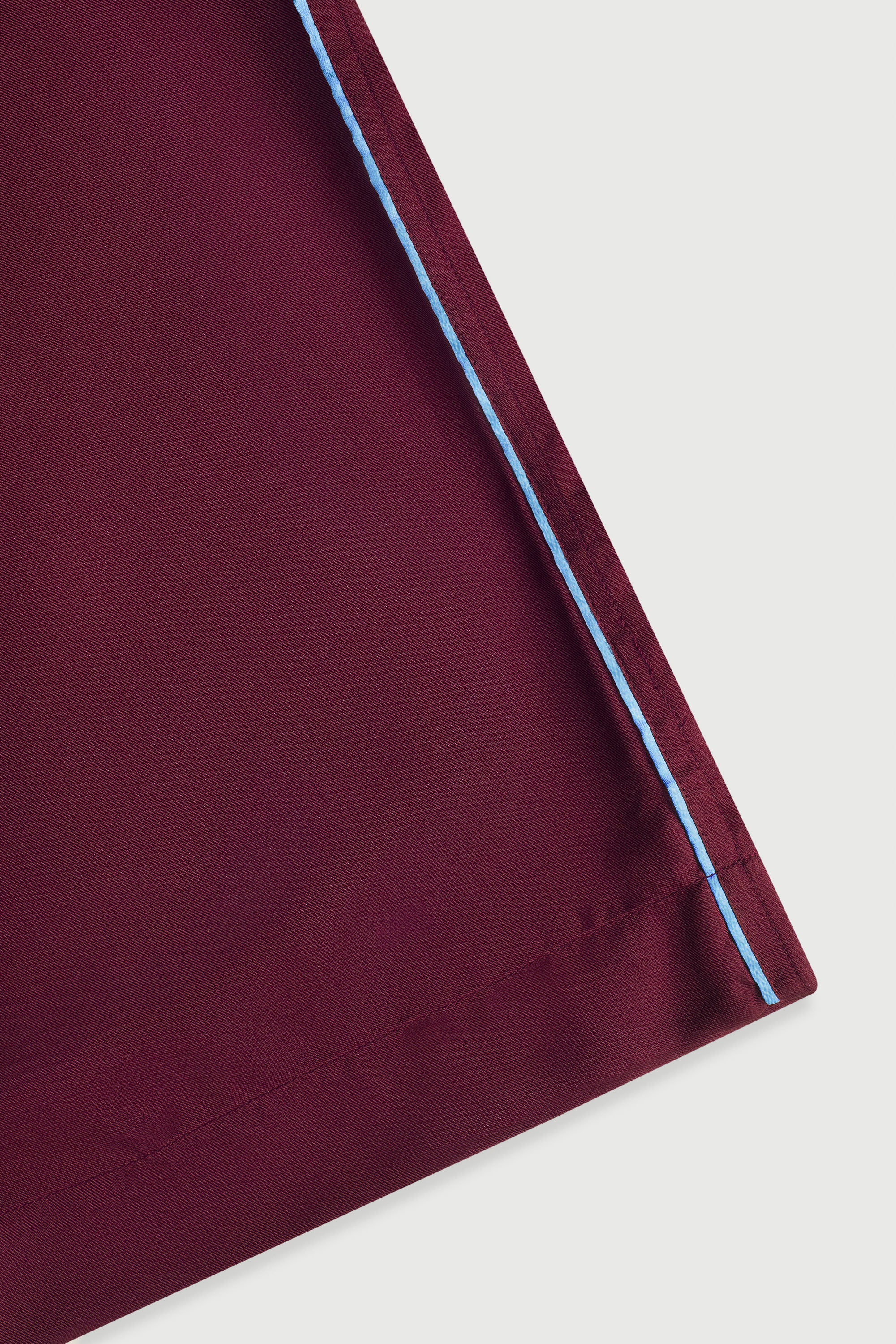 The Piped Silk Twill Set