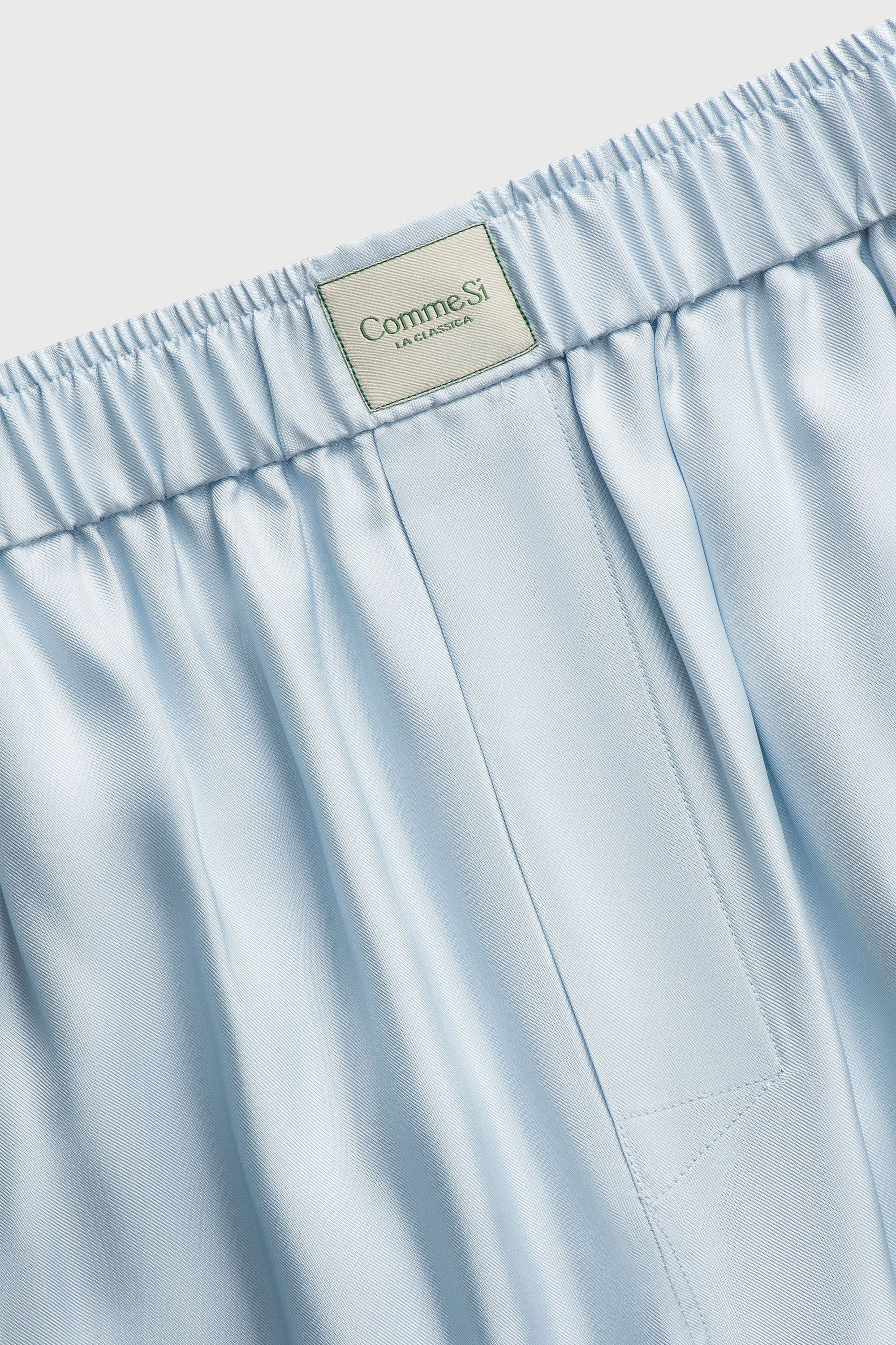 The Piped Silk Twill Set