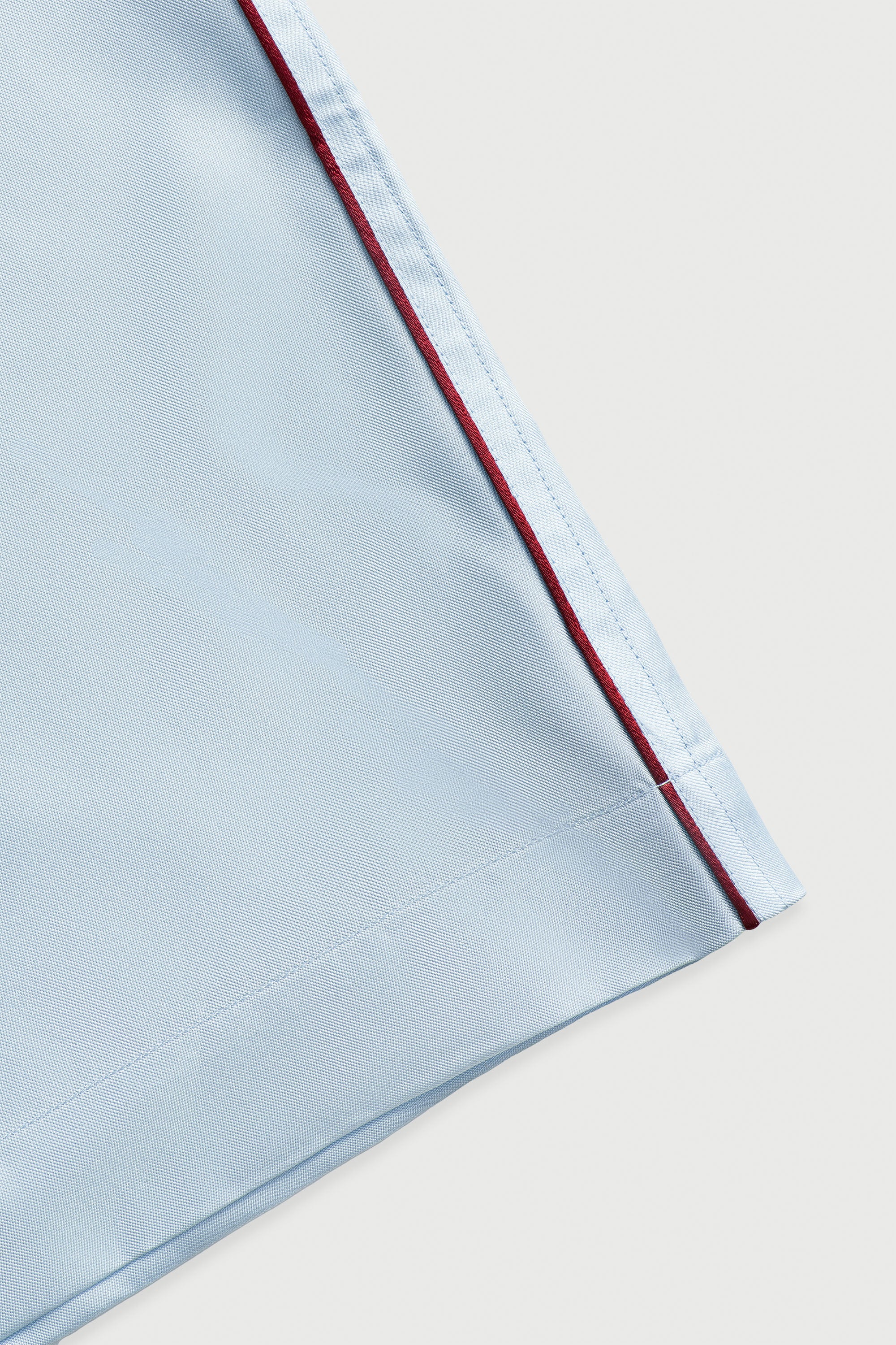 The Piped Silk Twill Set