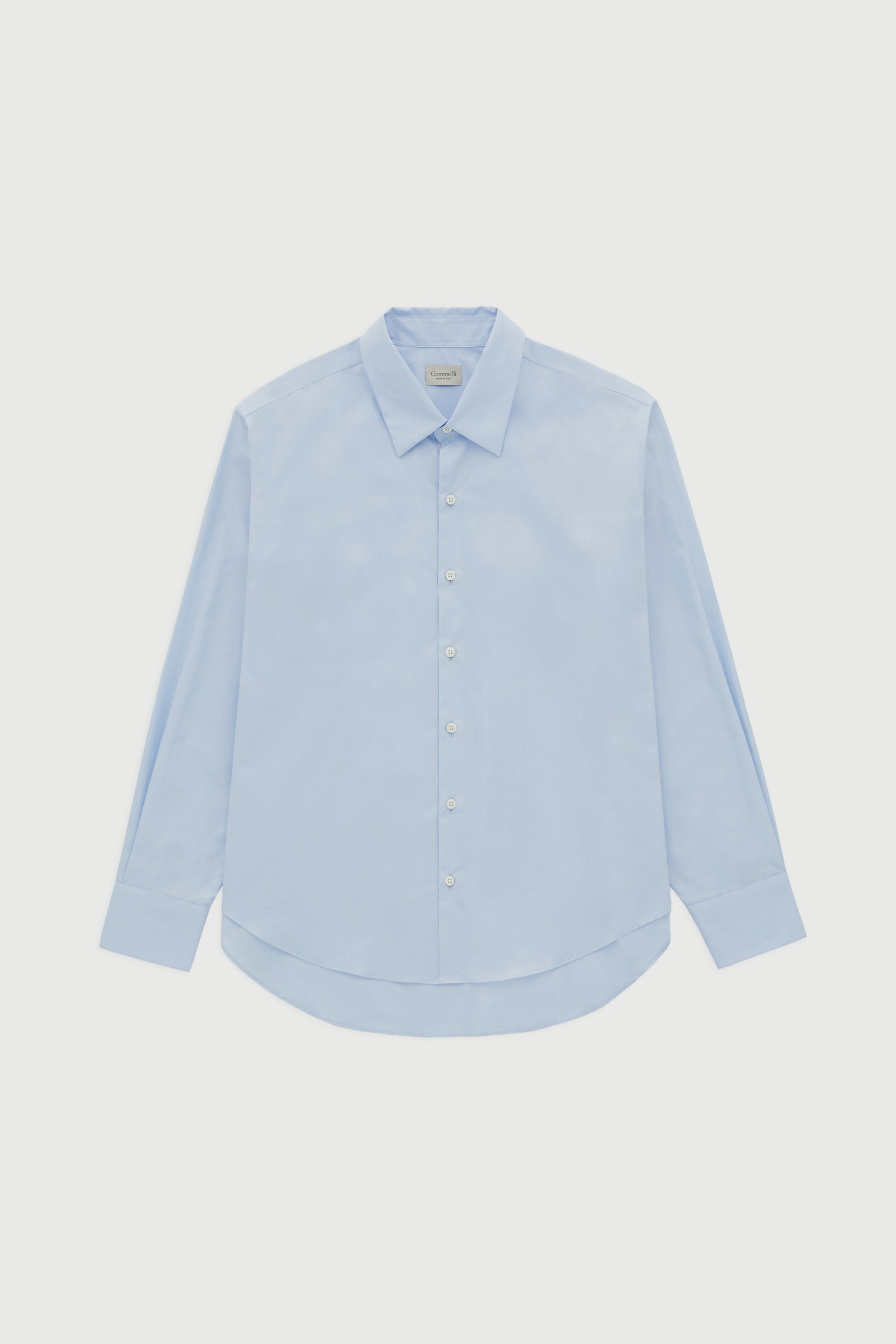 Comme Si La Shirt Classica in Silk Periwinkle