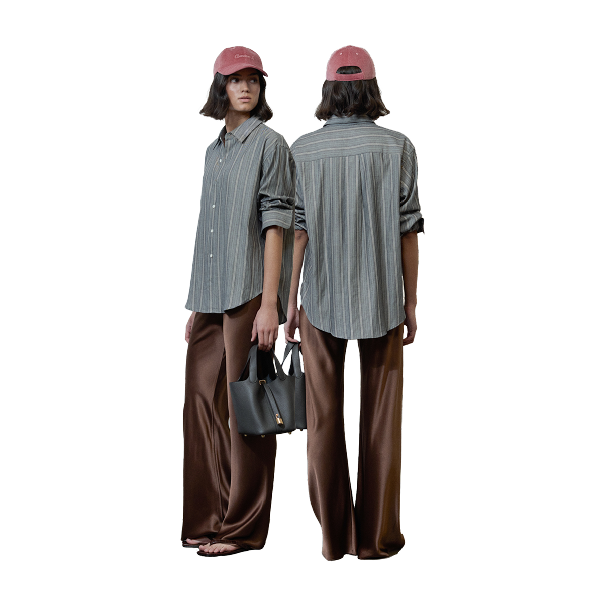 High-Waist Bias Pant