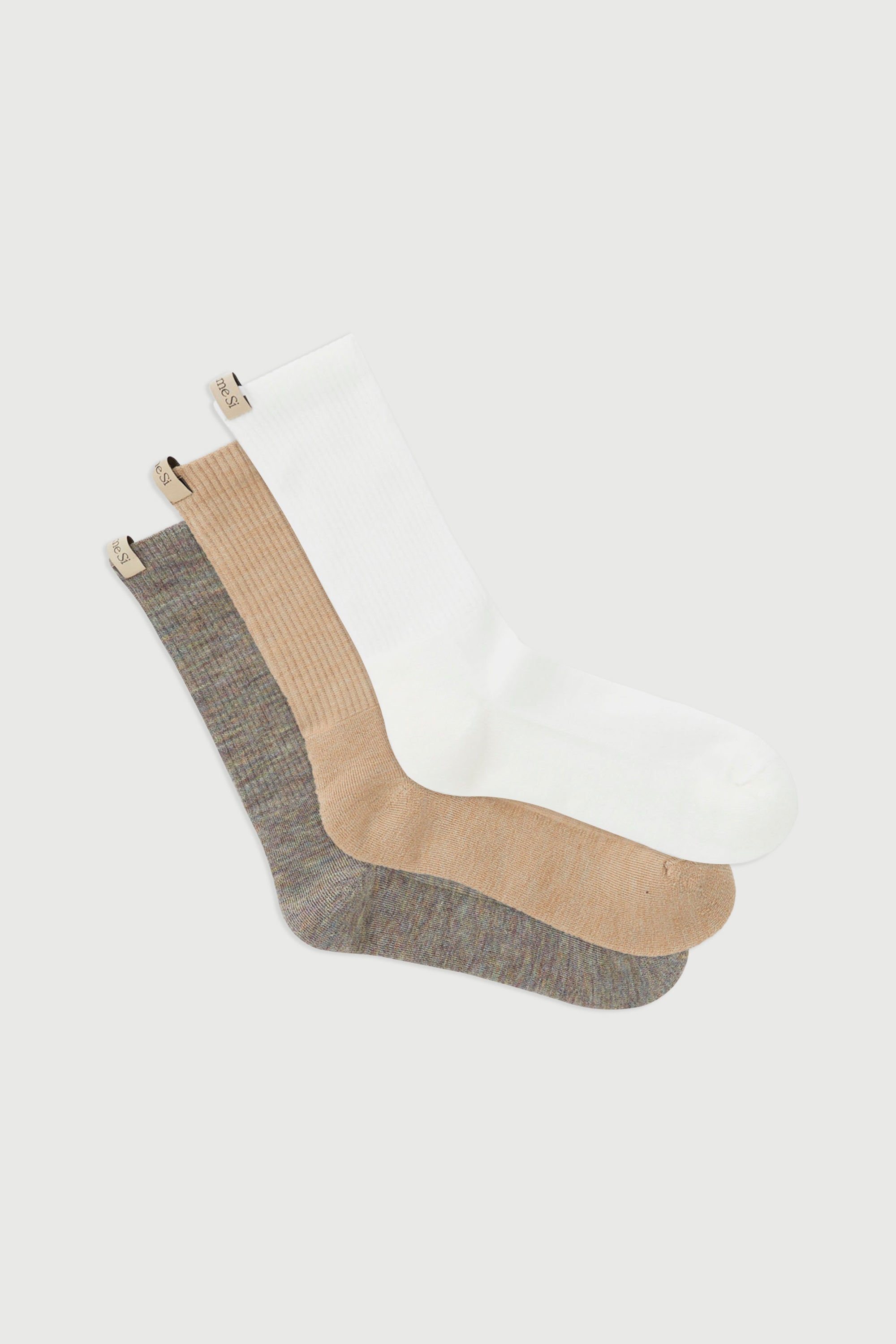 Merino Tube Sock Trio
