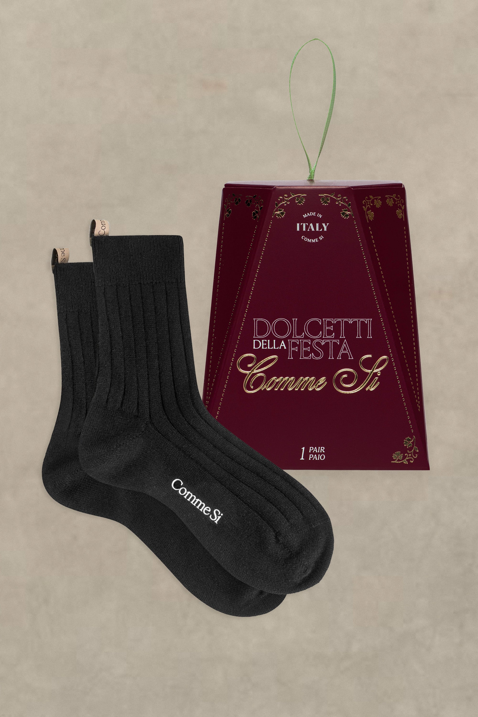 The Pandoro Giftbox, Cashmere Sock