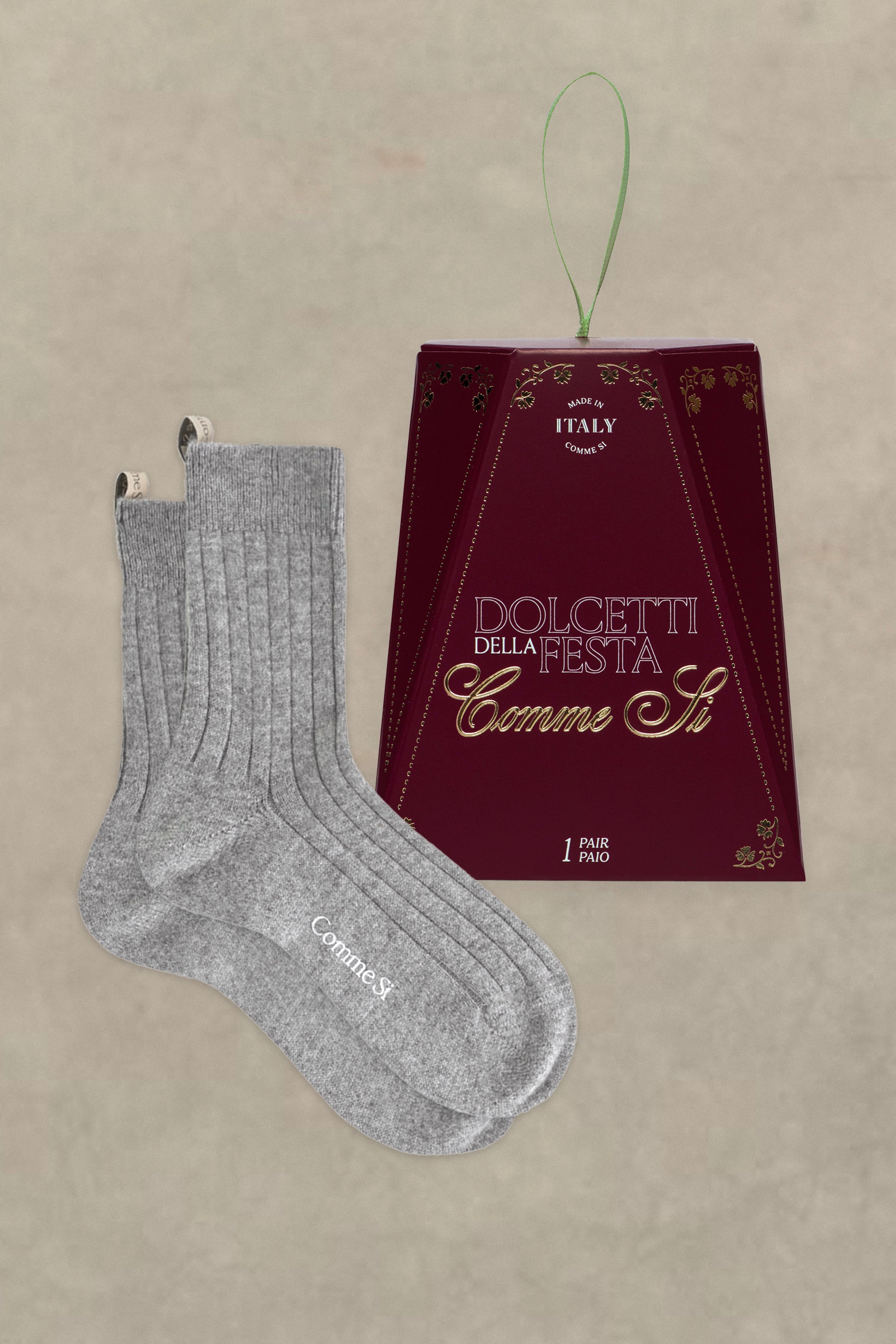 The Pandoro Giftbox, Cashmere Sock