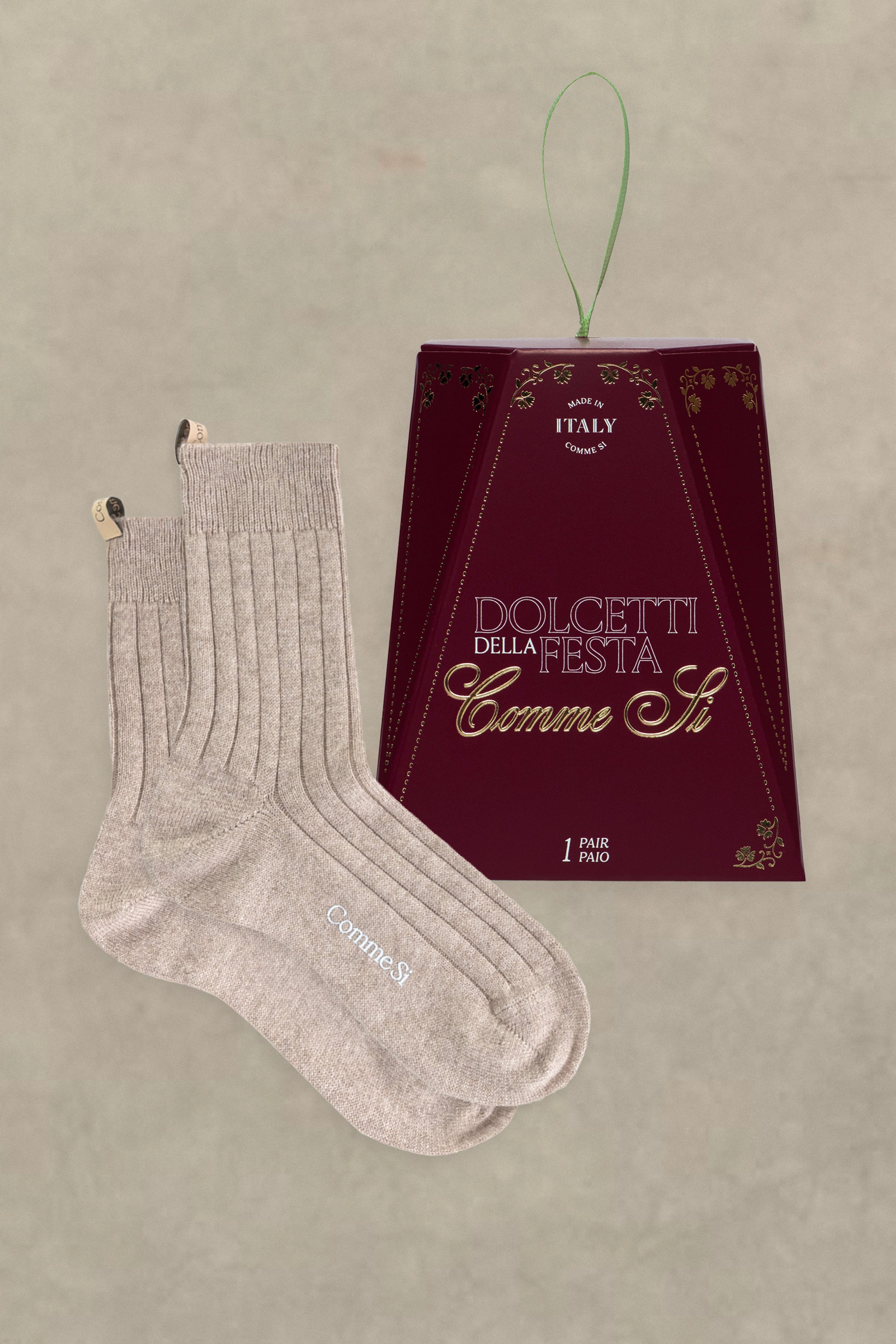 The Pandoro Giftbox, Cashmere Sock
