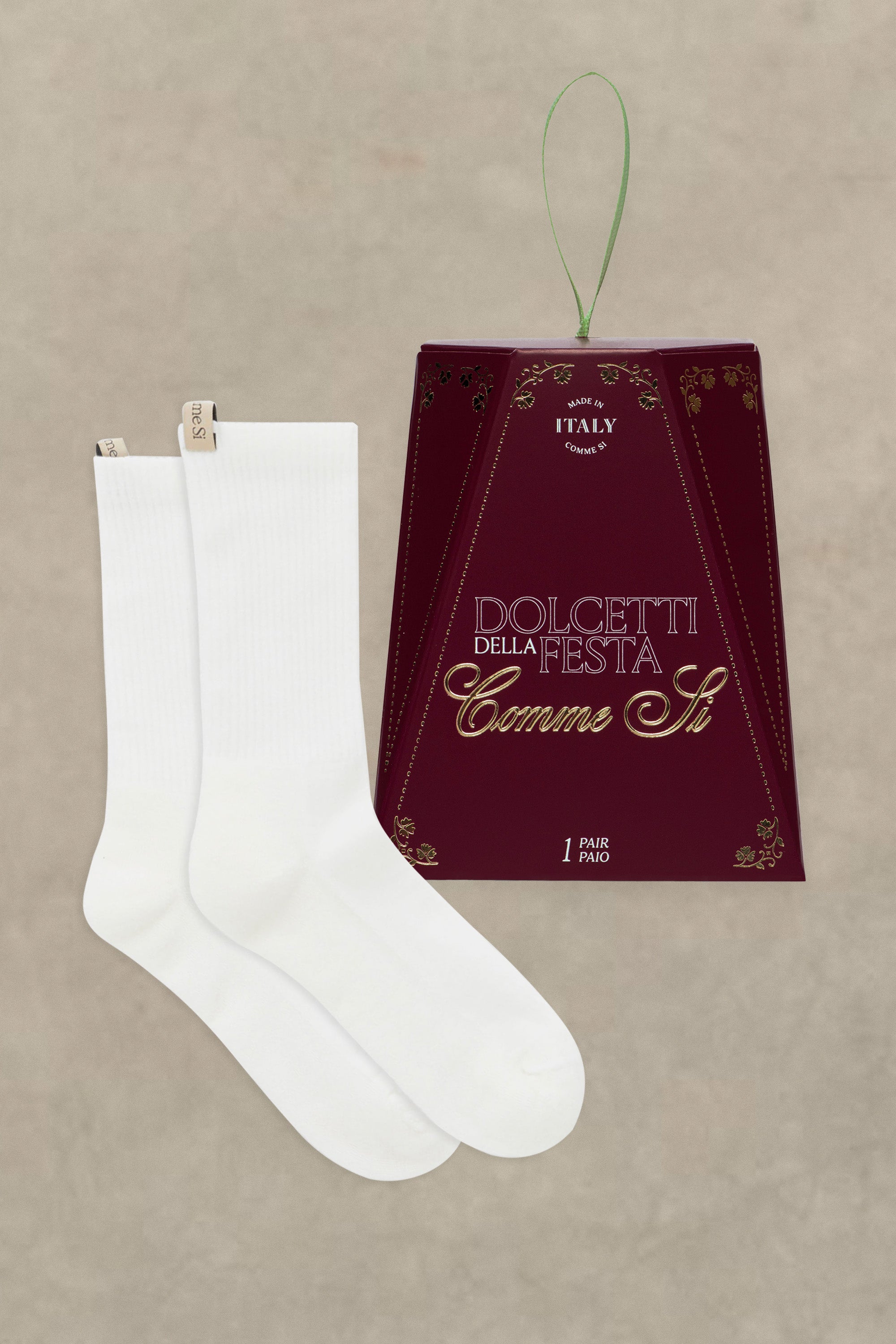 The Pandoro Giftbox, Merino Tube Sock