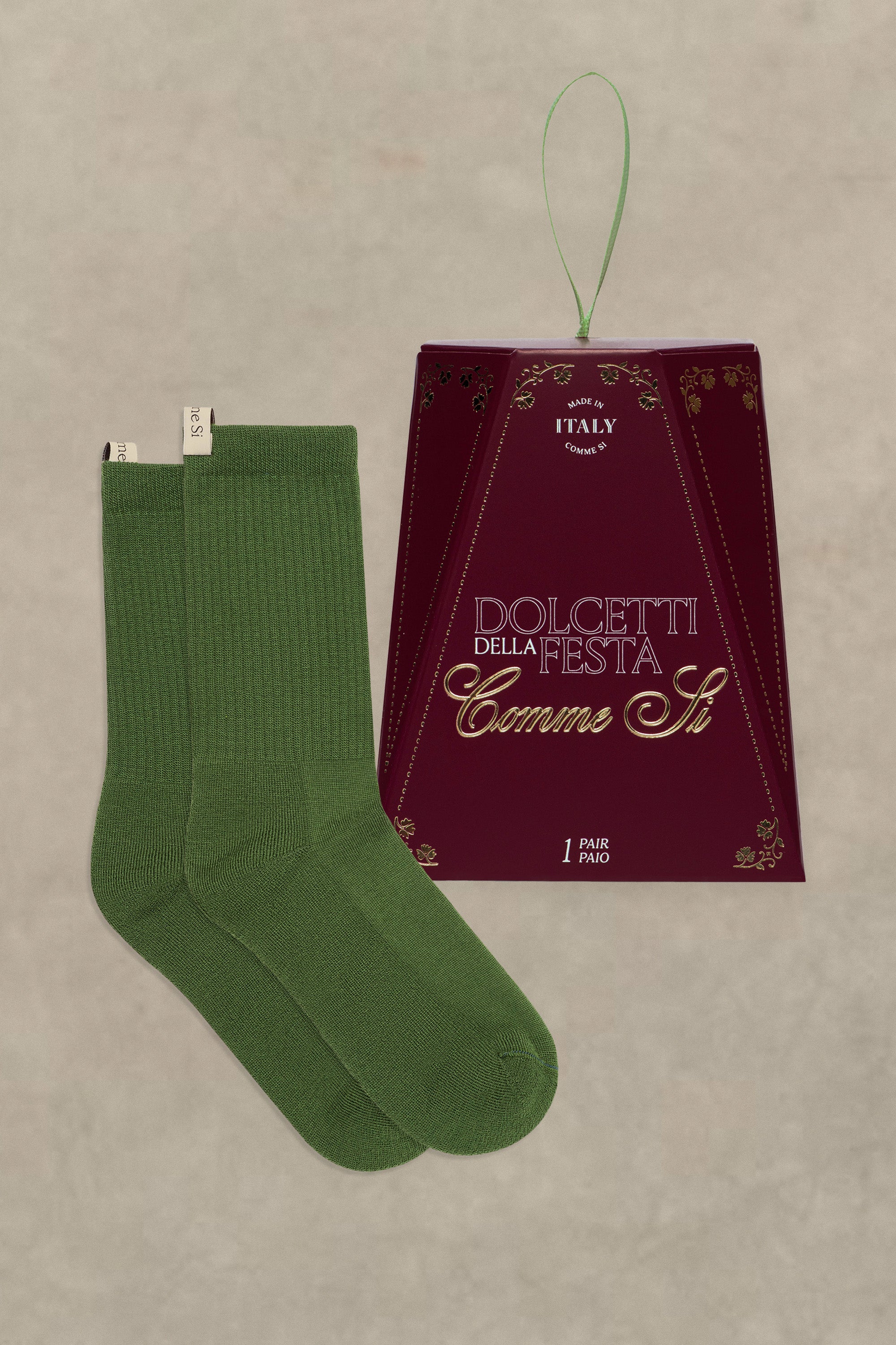 The Pandoro Giftbox, Merino Tube Sock