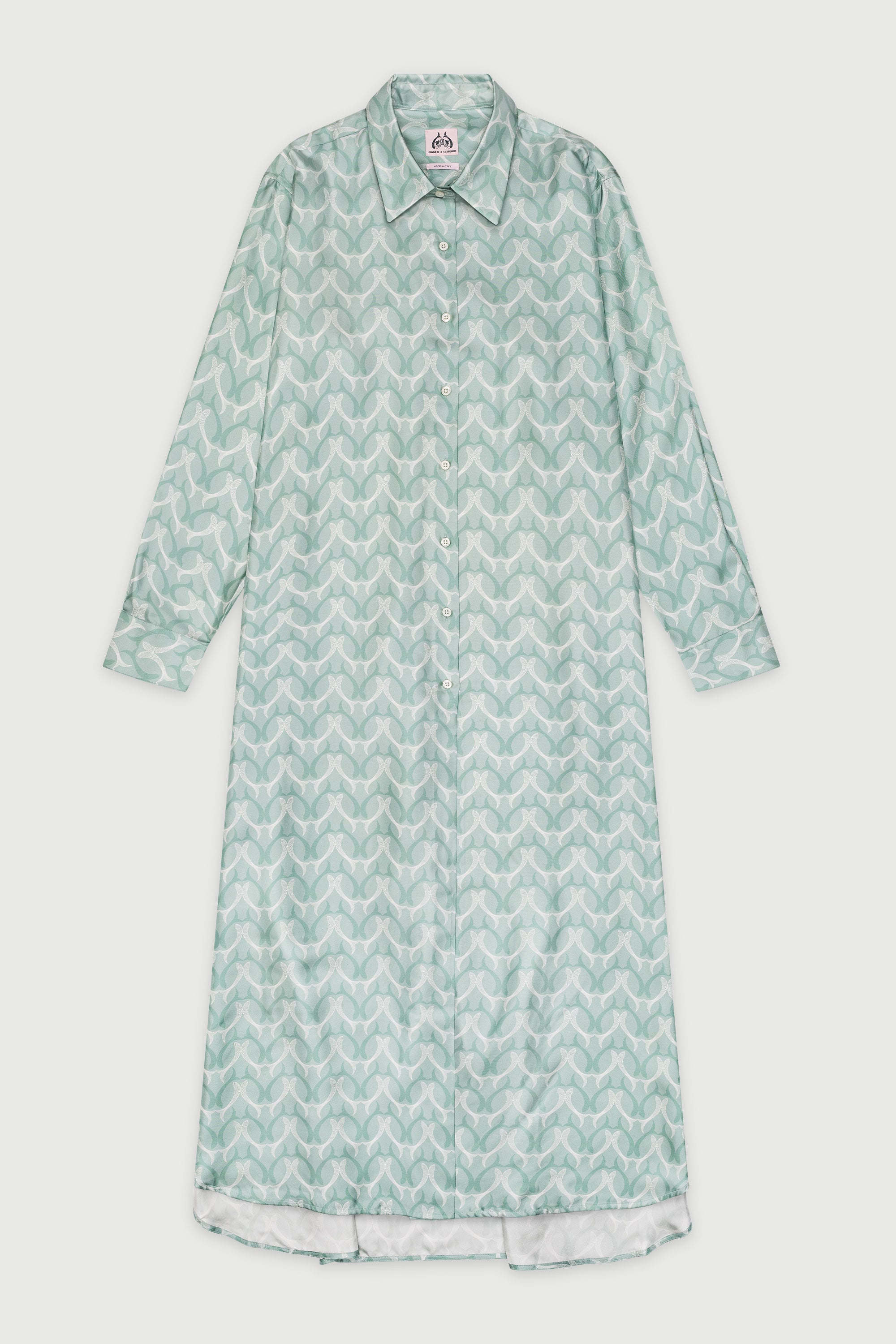 Comme Si & Le Sirenuse, Shirtdress, Silk Twill