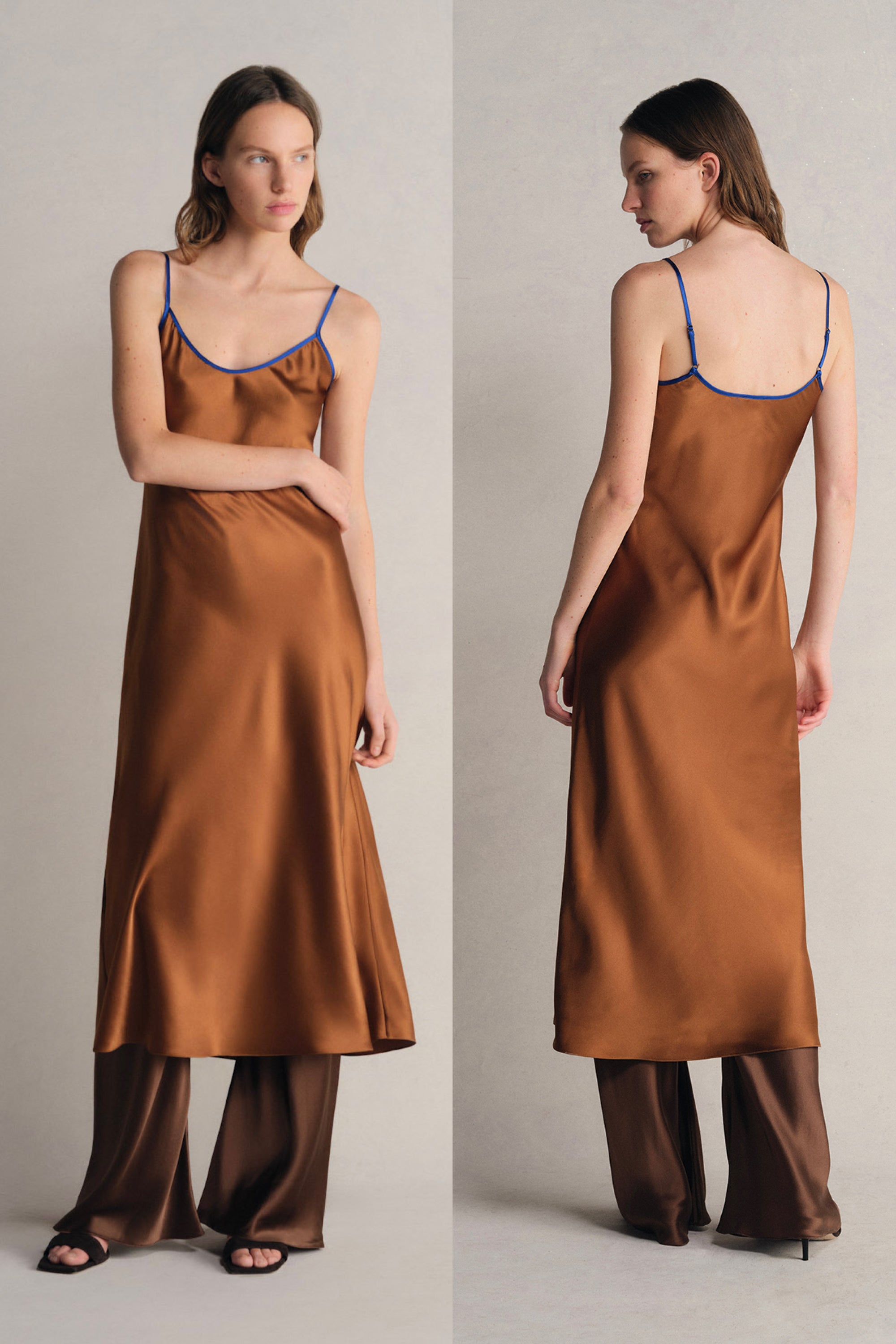 Silk Bias Slip Dress – Comme Si