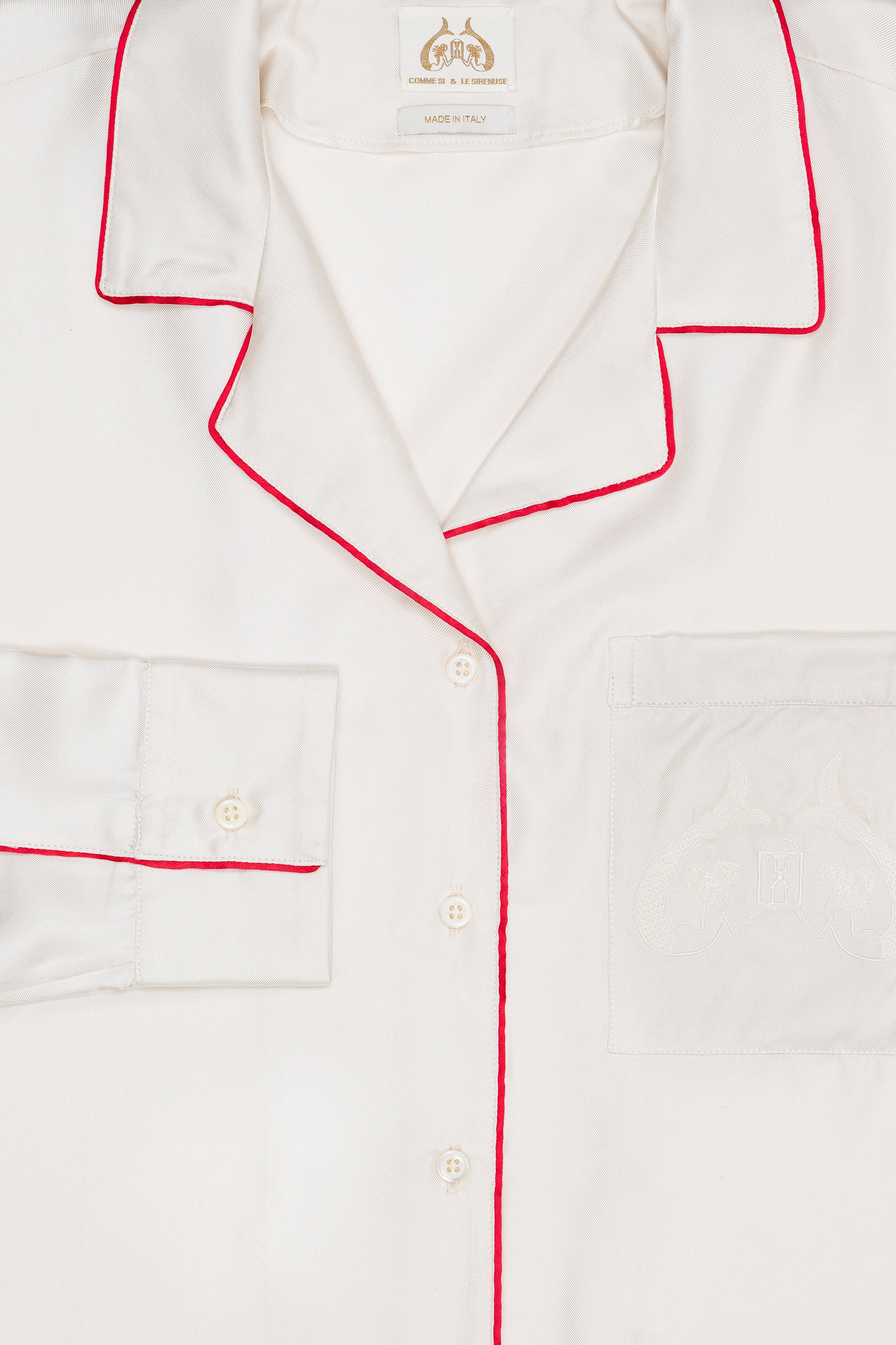 Comme Si & Le Sirenuse, La Shirt Classica, Silk Twill