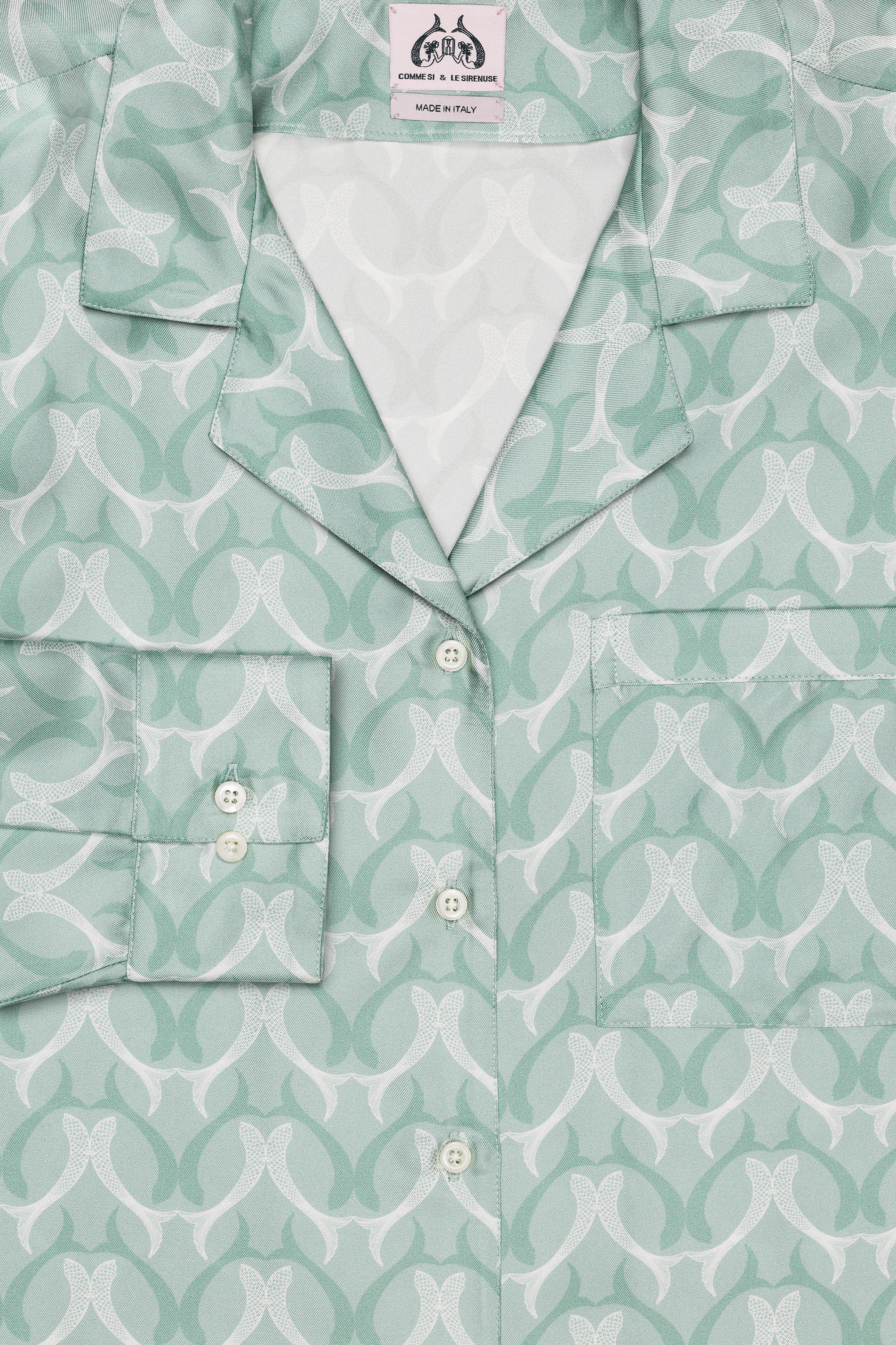 Comme Si & Le Sirenuse, La Shirt Classica, Silk Twill