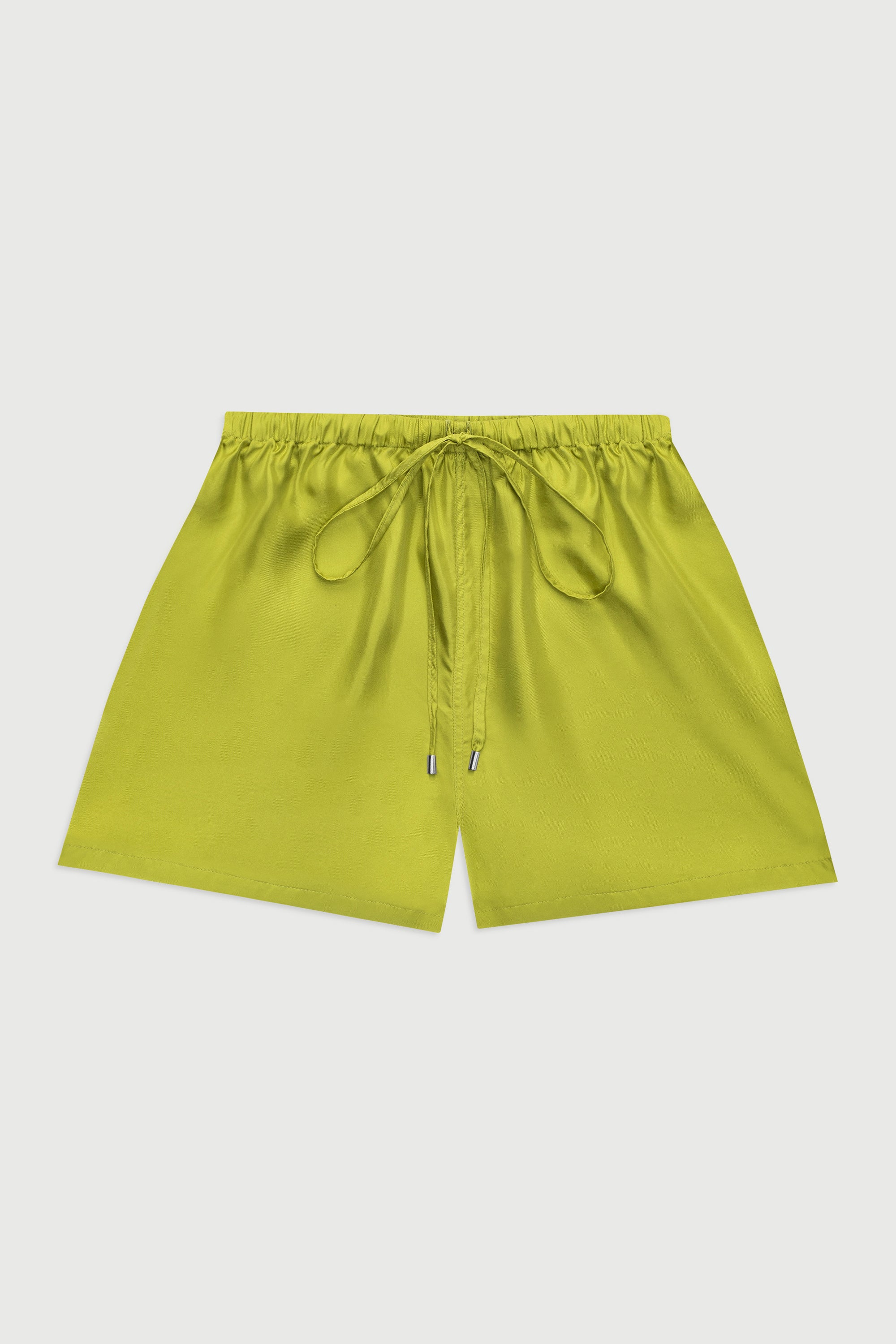 The Drawstring Short, Silk Twill