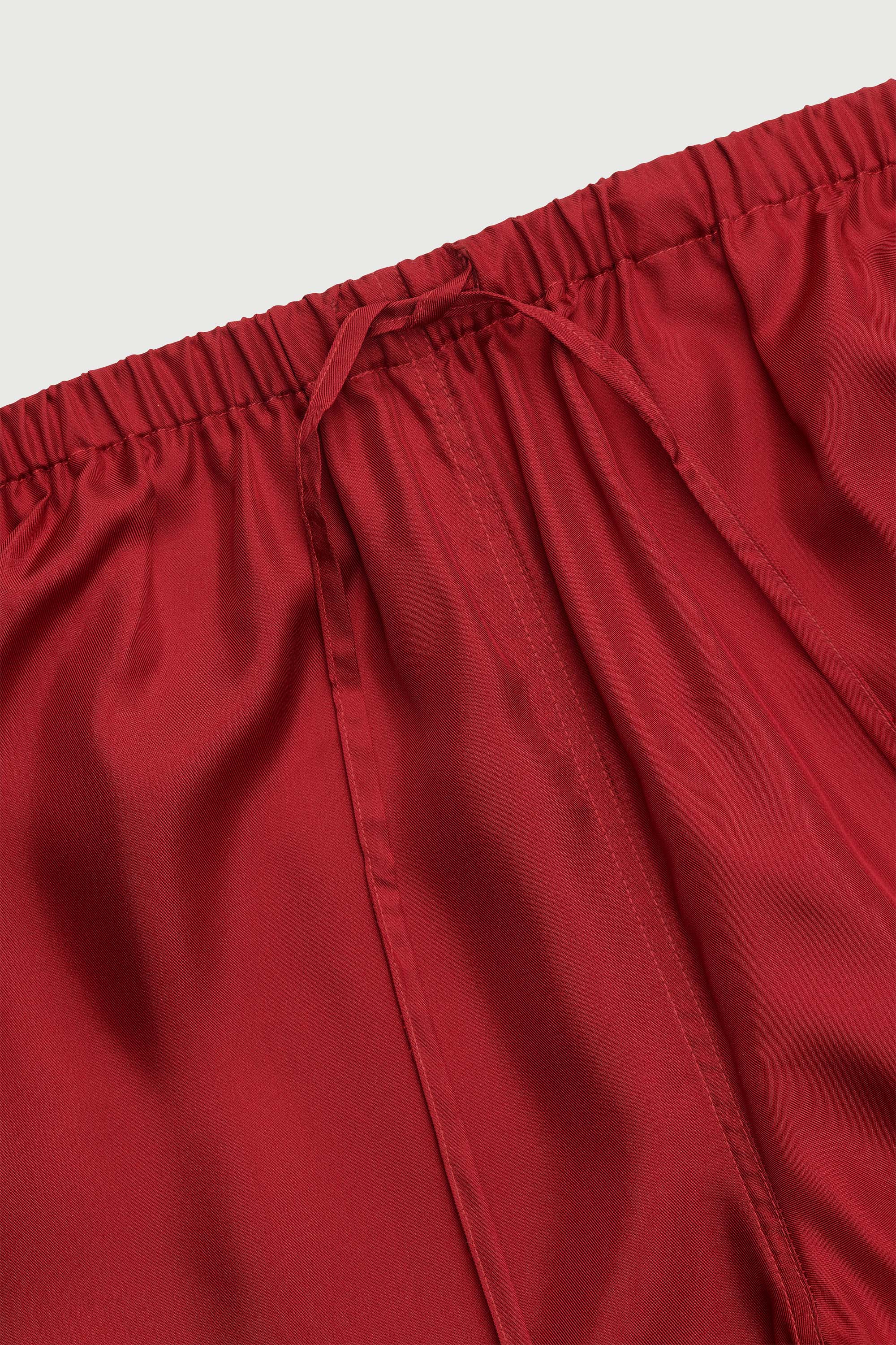 The Drawstring Short, Silk Twill
