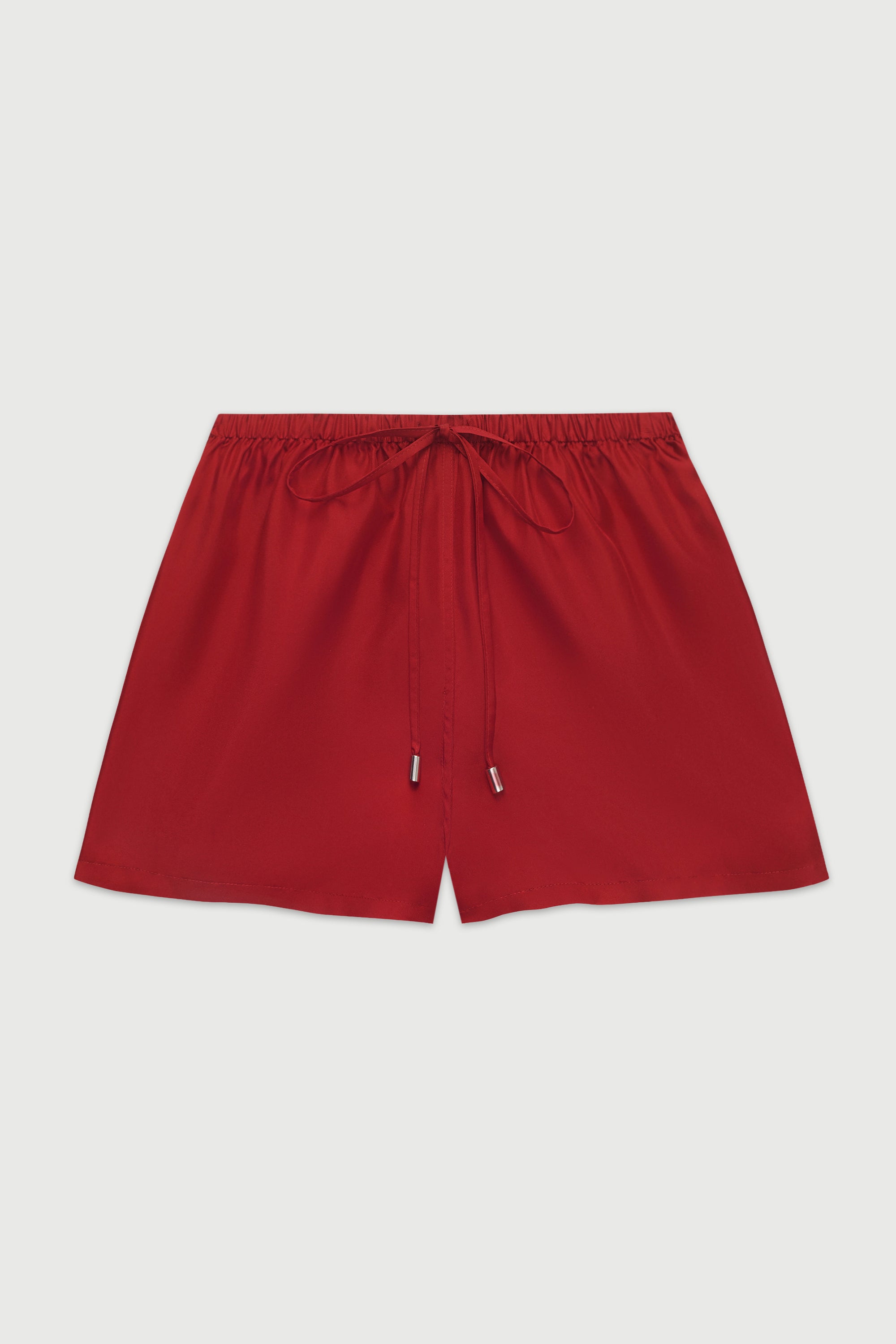 The Drawstring Short, Silk Twill