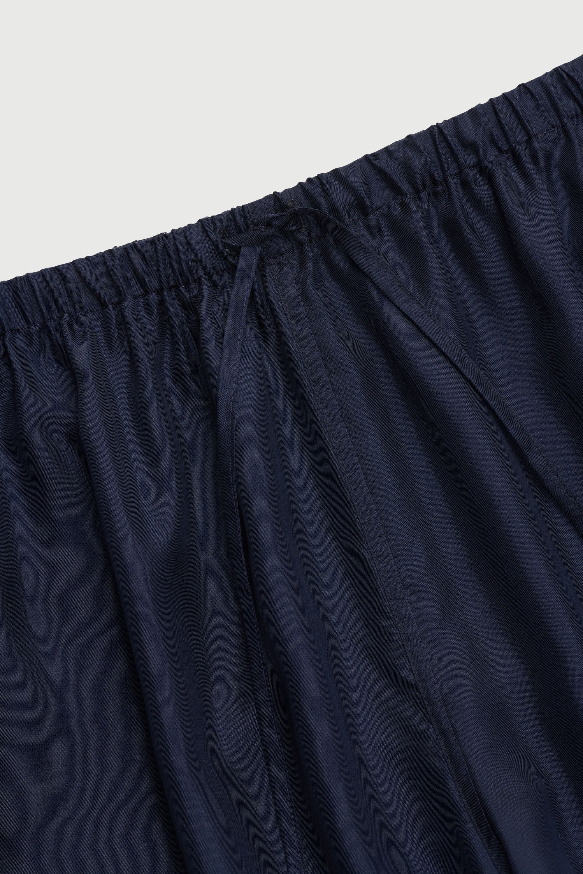 The Drawstring Short, Silk Twill