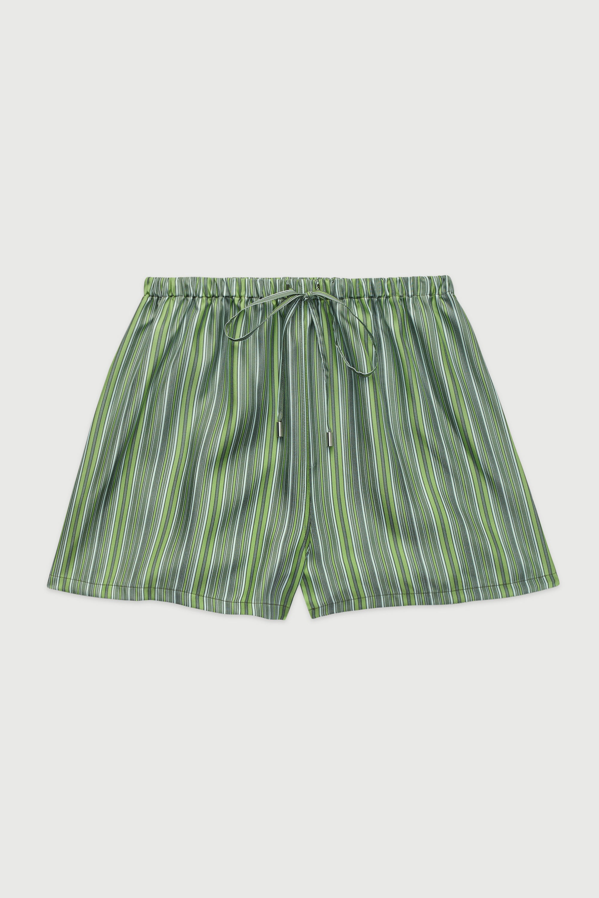 The Drawstring Short, Silk Twill
