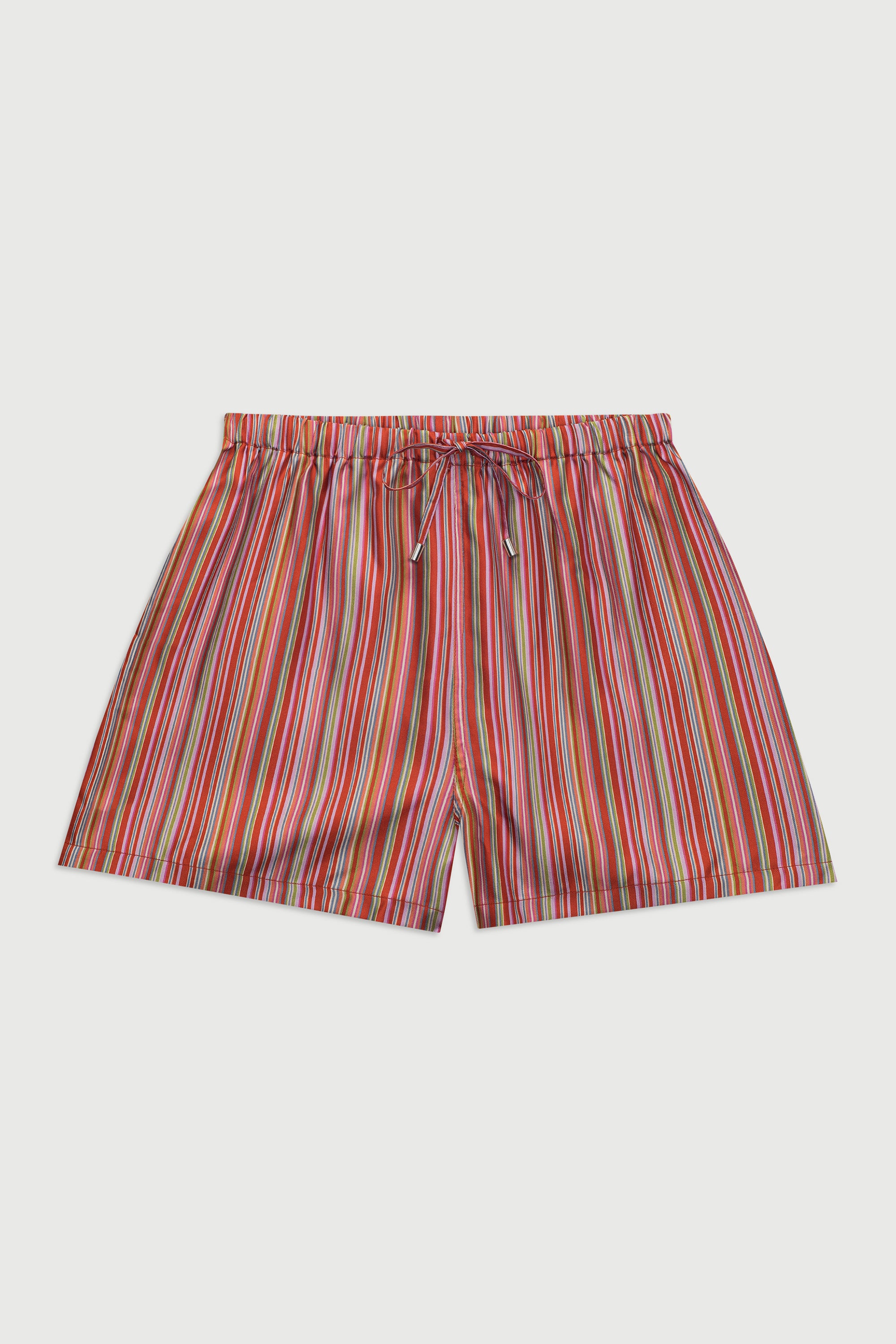 The Drawstring Short, Silk Twill