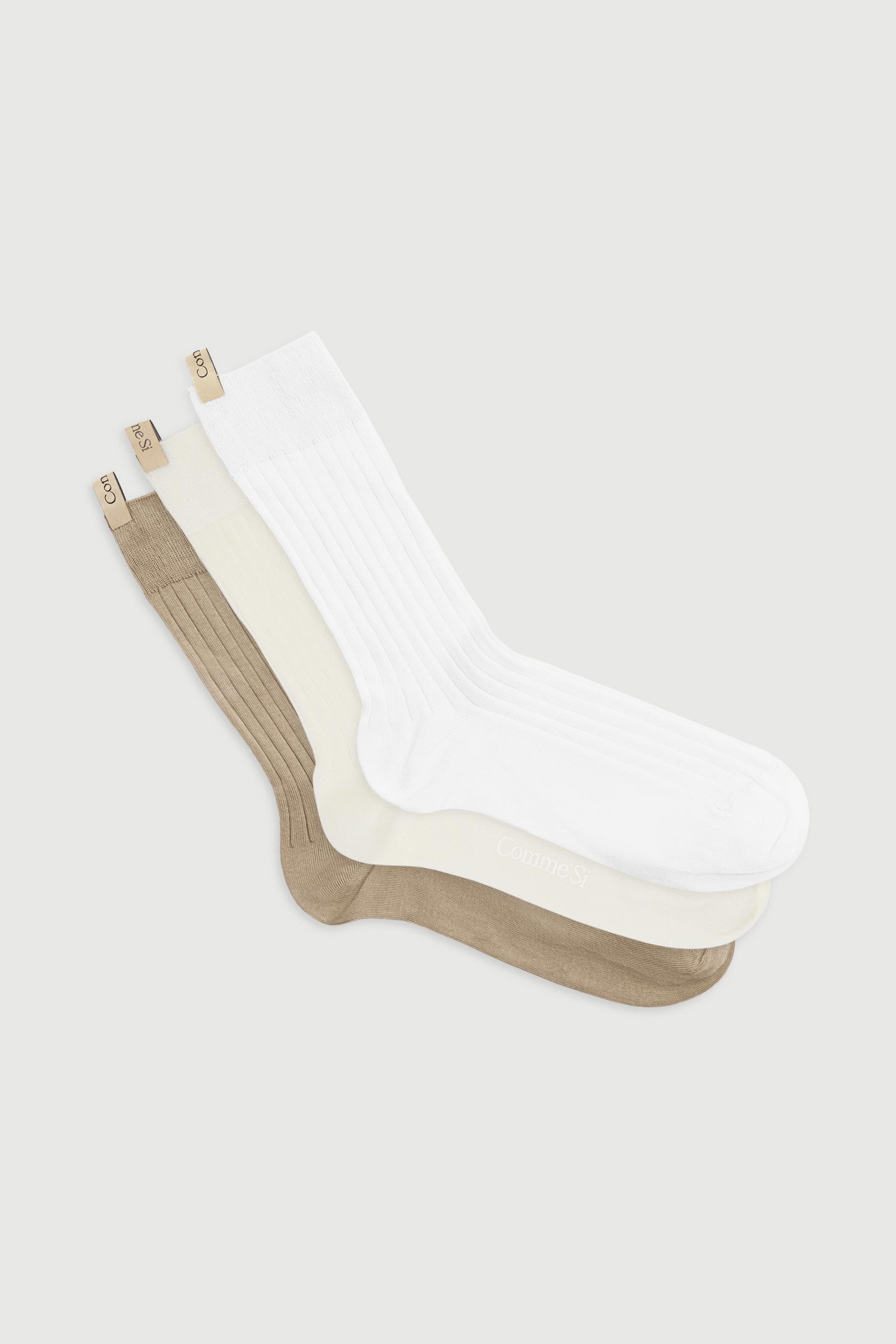 Comme Si Yves Sock in Light Heather Grey main image 0