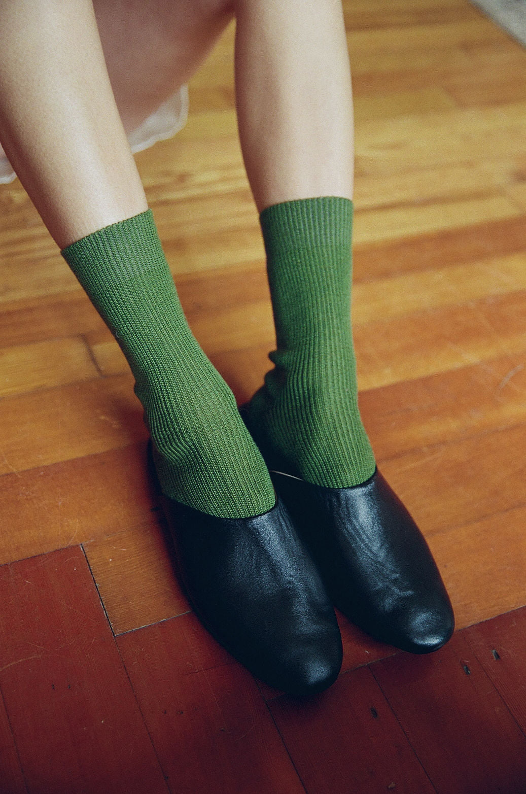 The Merino Sock in Juniper, merino wool, by Comme Si
