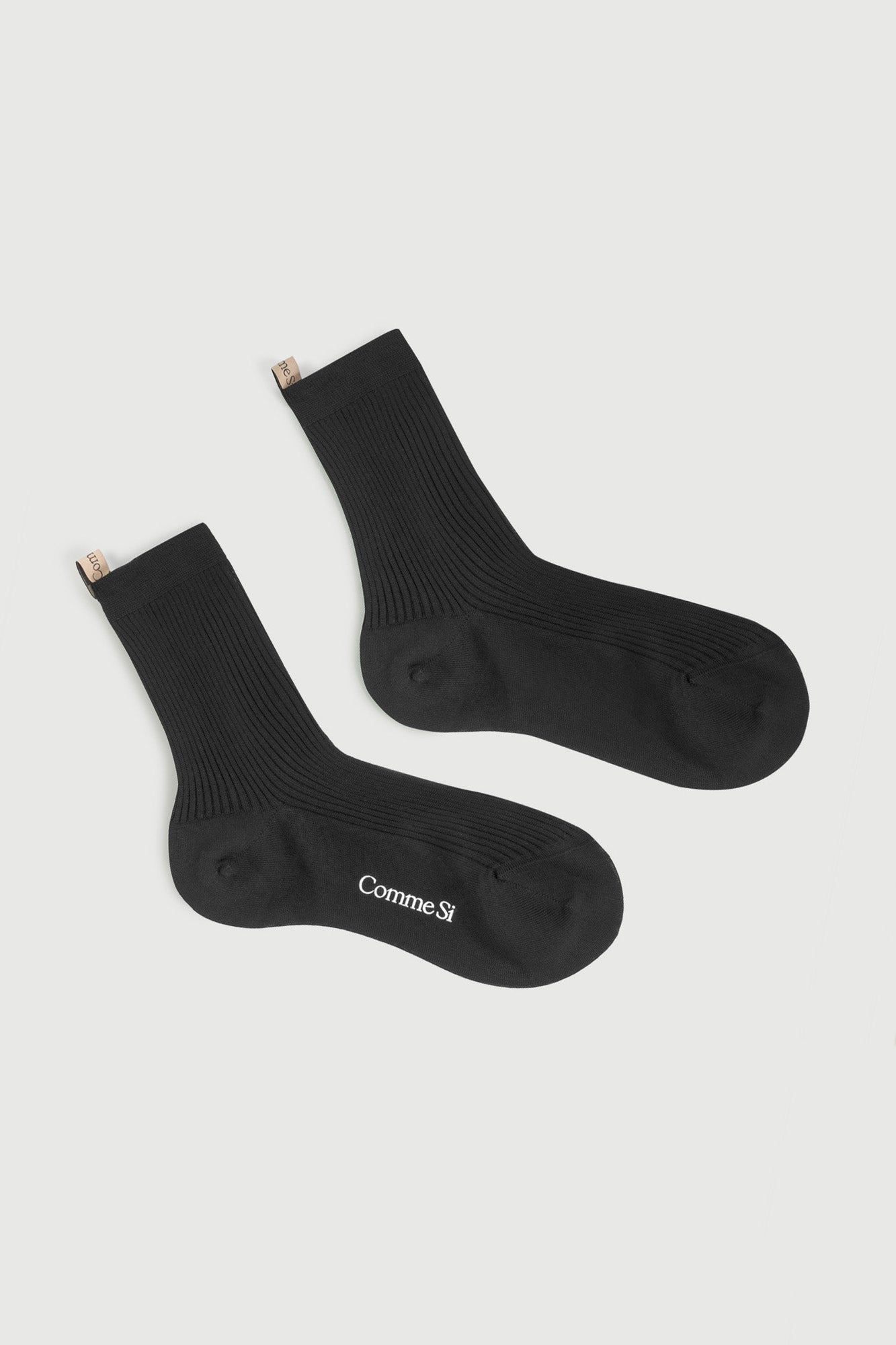 The Agnelli Sock in Black, Egyptian Cotton