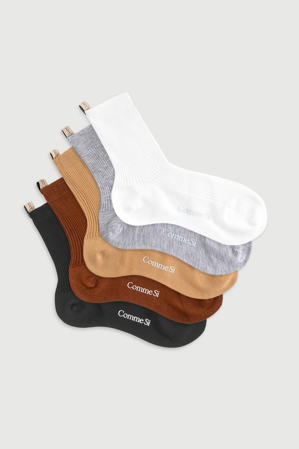 The Agnelli Sock, Cinque set of 5, neutral, Comme Si