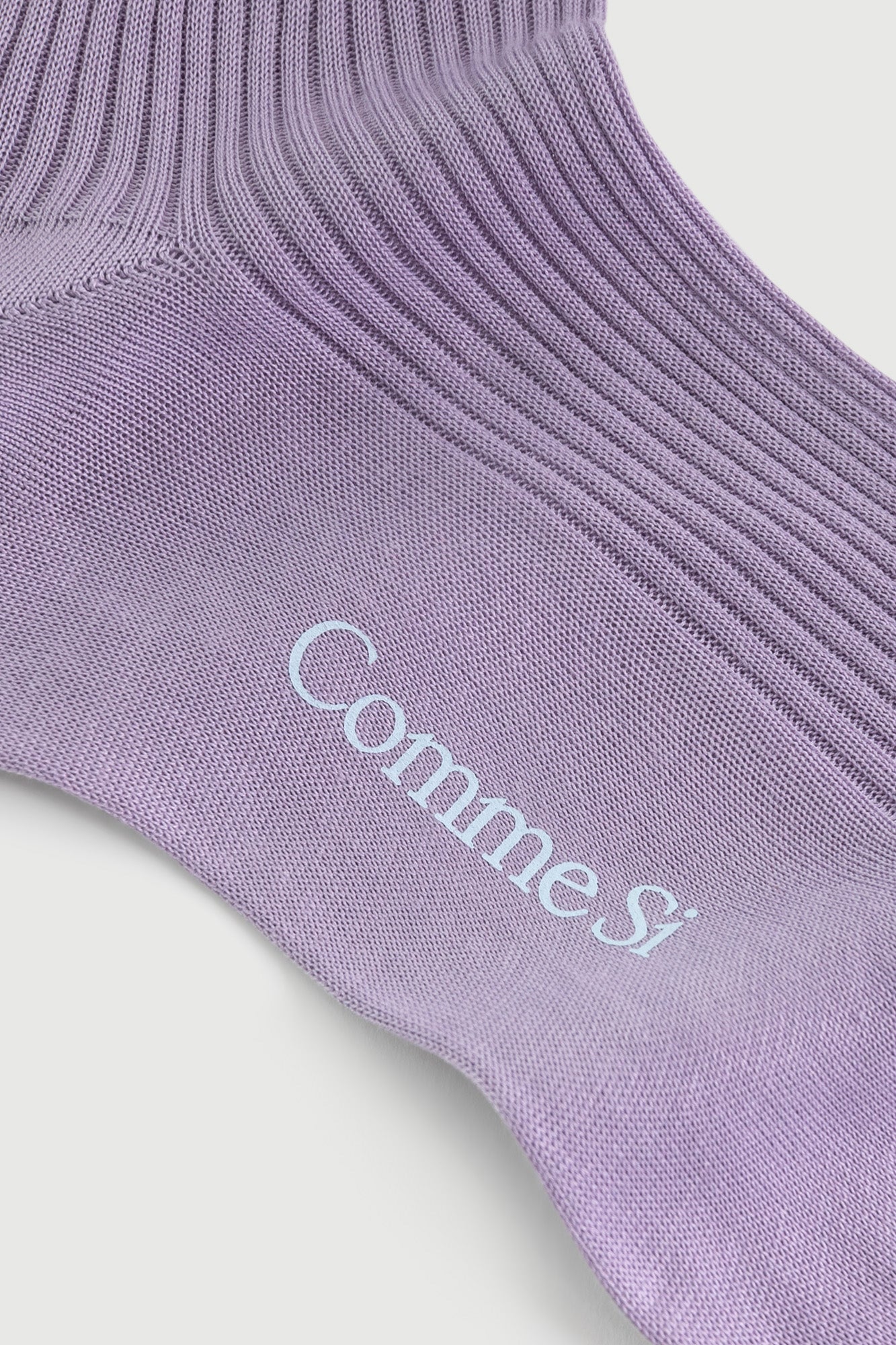 footbed detail, The Agnelli Sock in Lilac, Egyptian Cotton