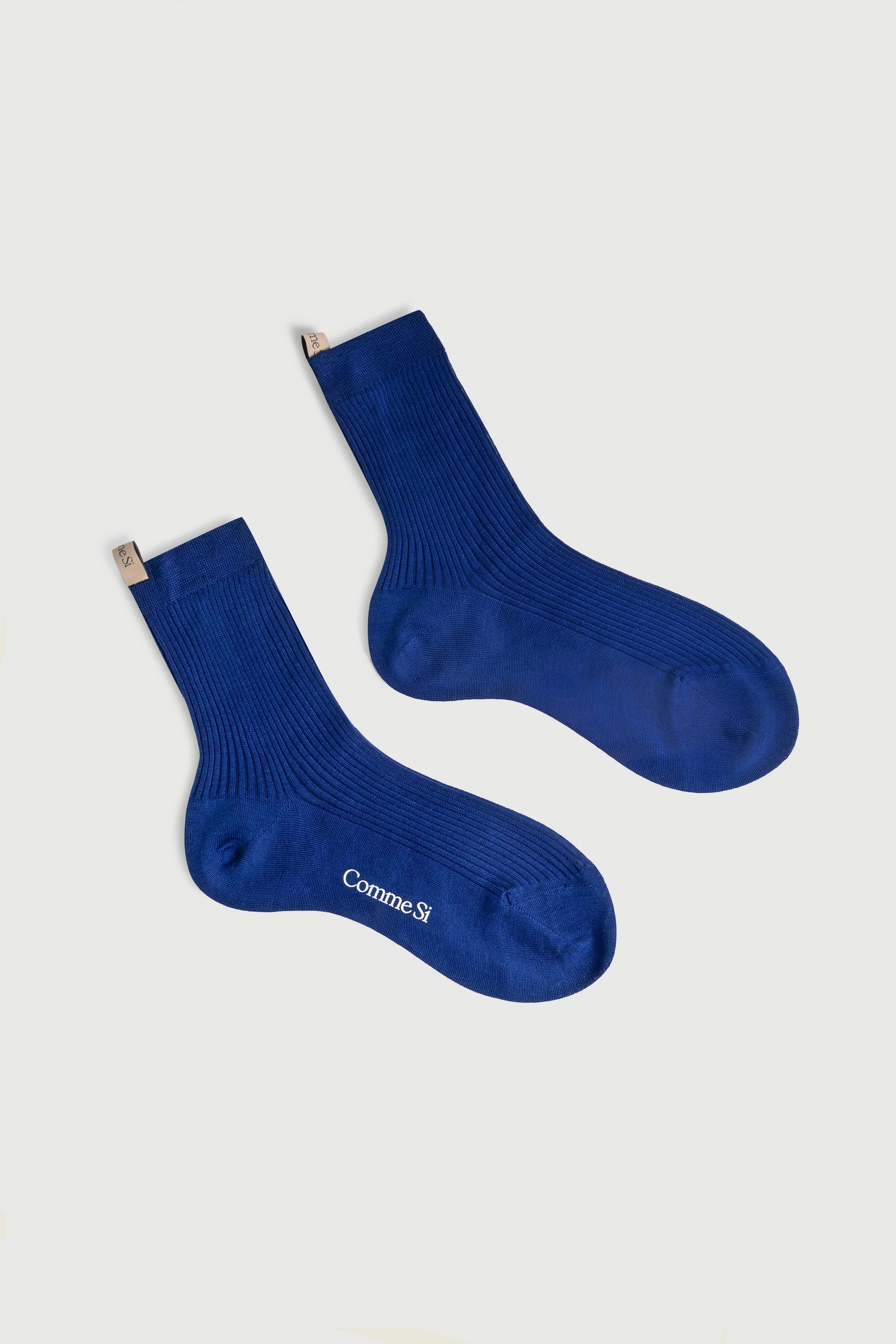 The Agnelli Sock in Varsity Blue, Egyptian Cotton